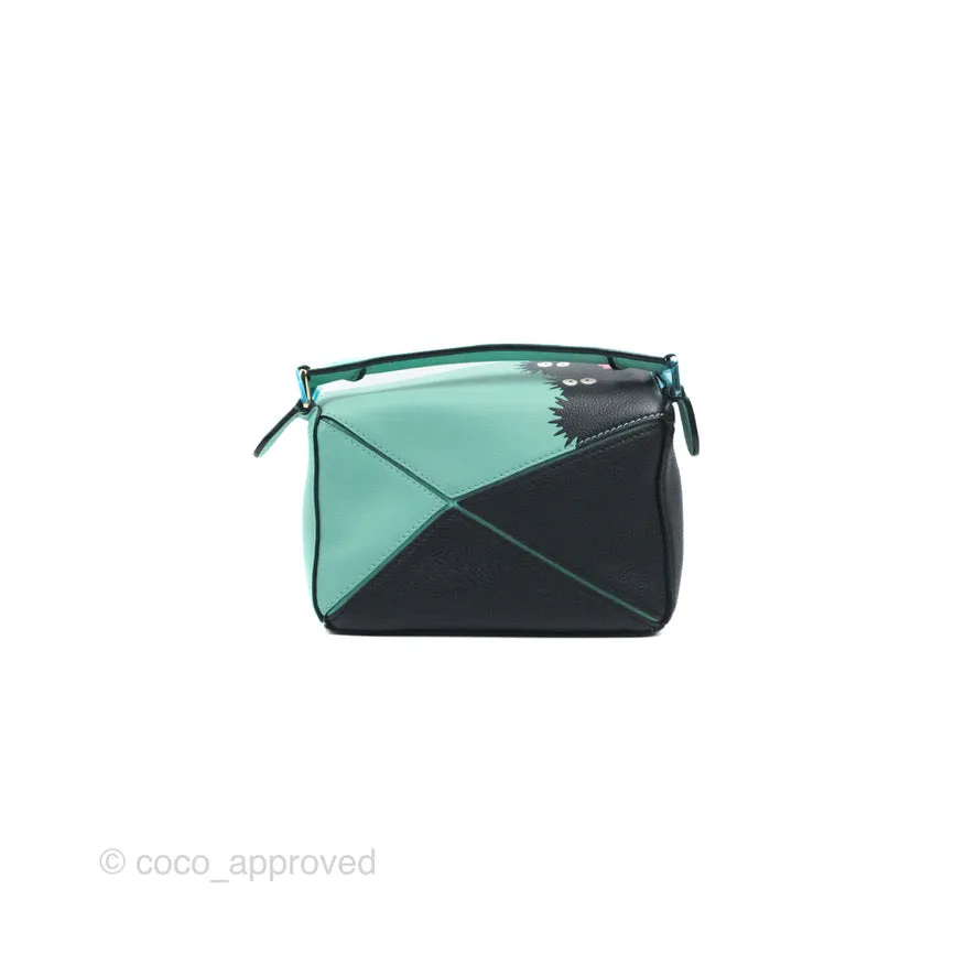 Loewe x Spirited Away Mini Puzzle Mint Calfskin