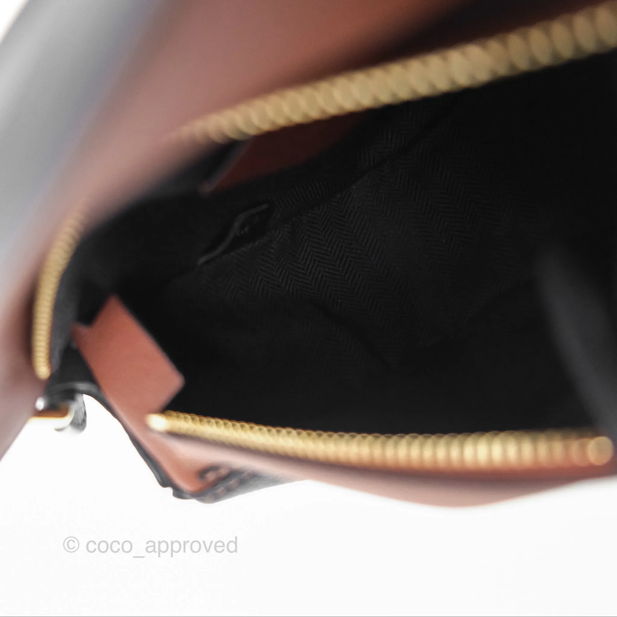 Loewe X Studio Ghibli Spirited Away Mini Puzzle Brown Calfskin