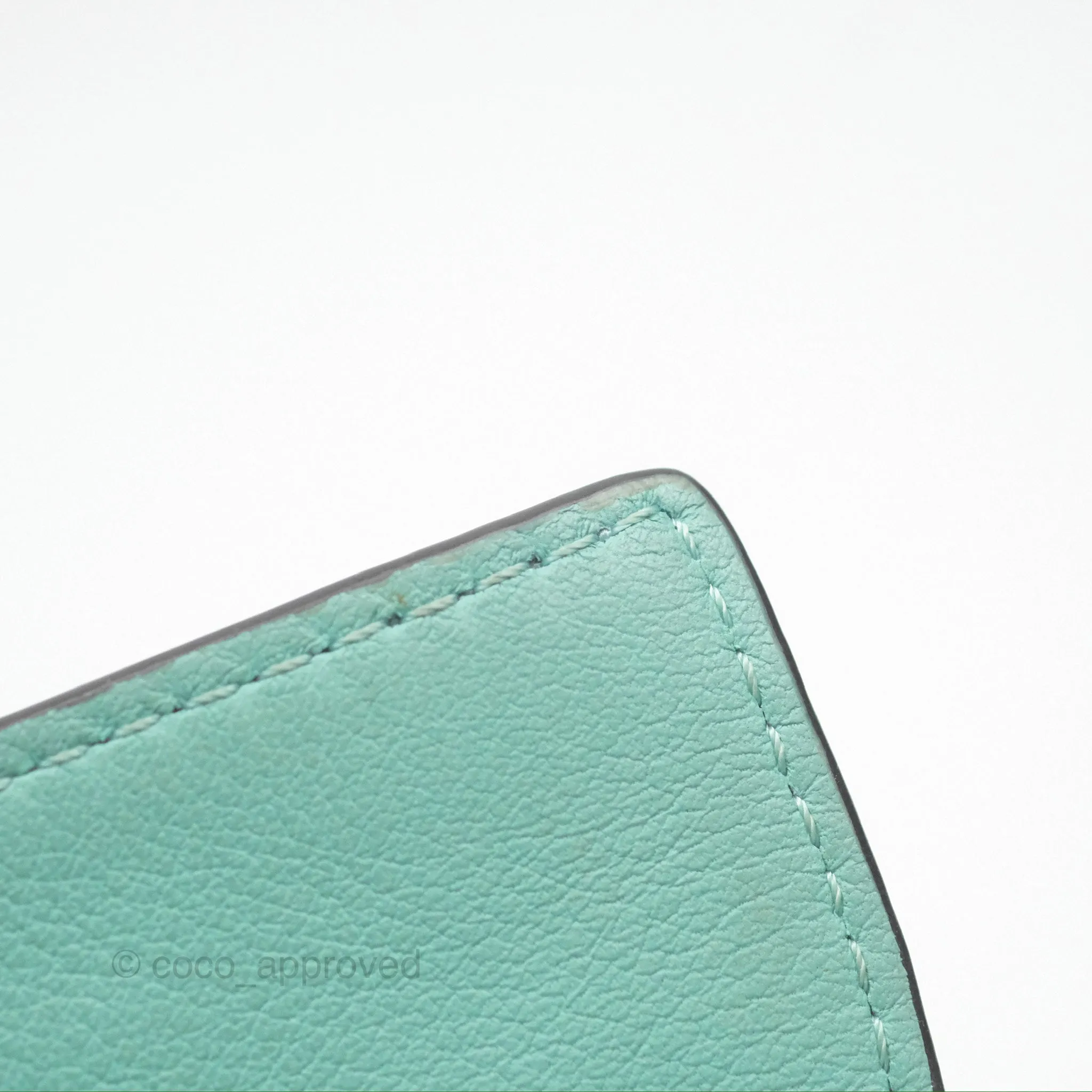 Loewe x Studio Ghibli Spirited Away Mini Puzzle Mint Calfskin