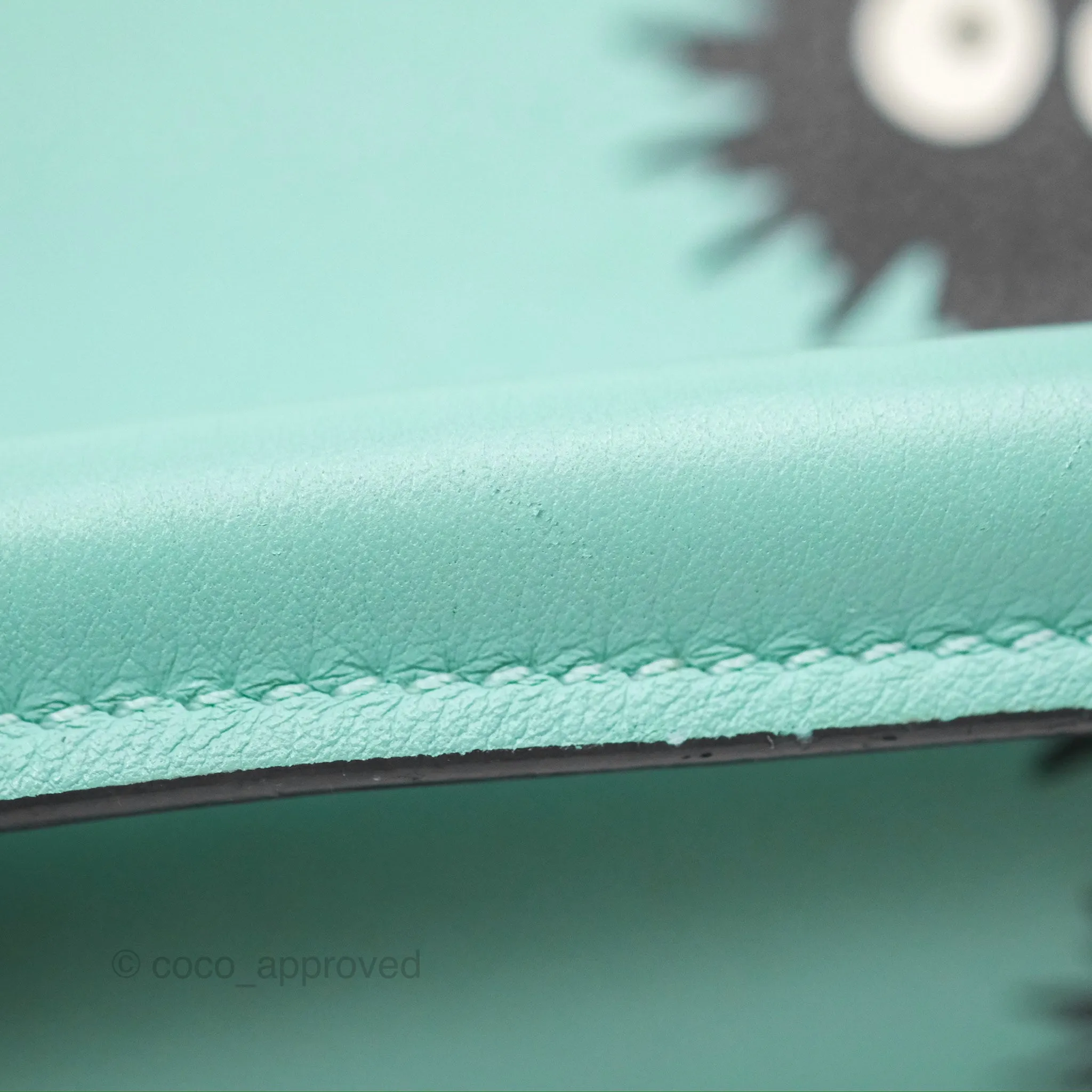 Loewe x Studio Ghibli Spirited Away Mini Puzzle Mint Calfskin
