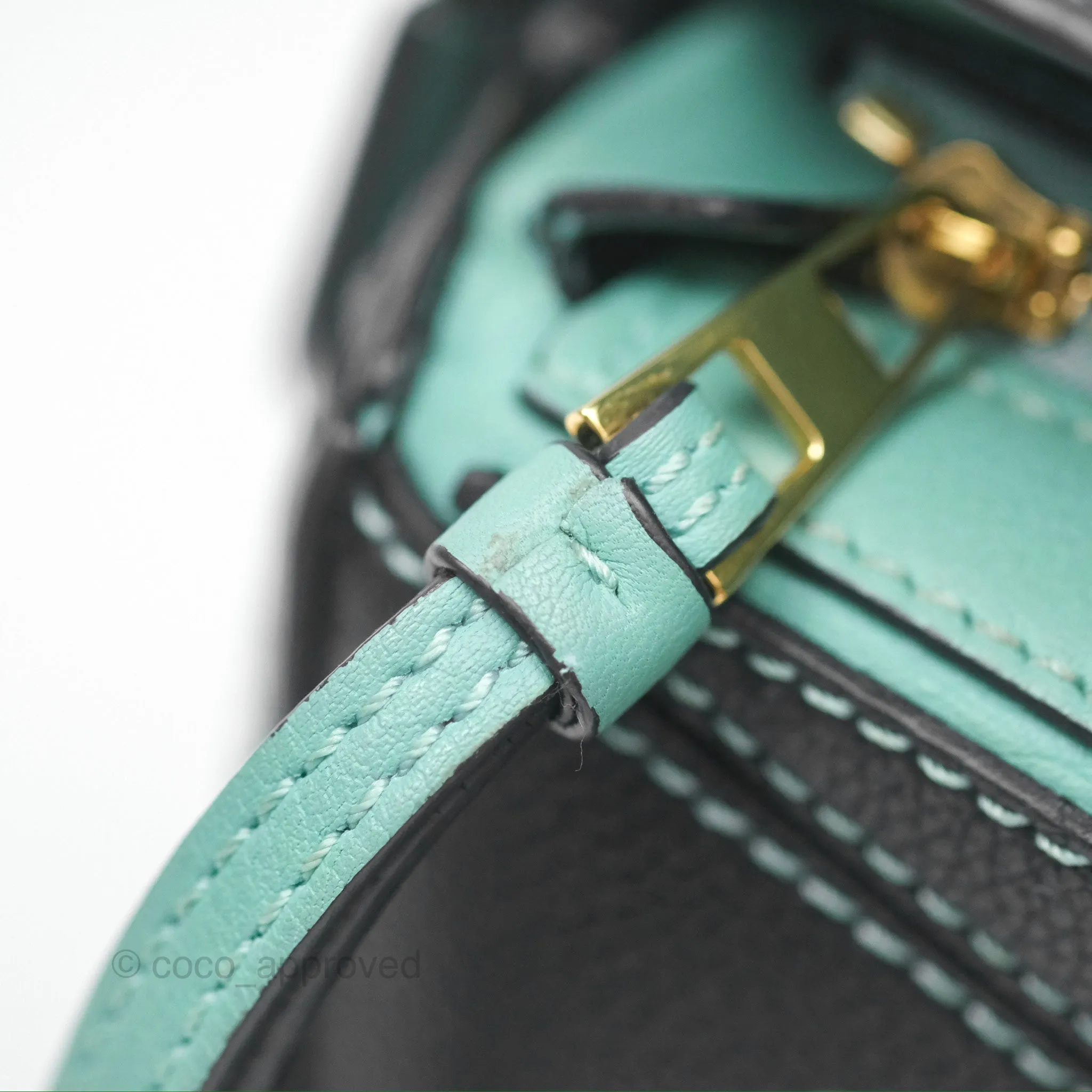 Loewe x Studio Ghibli Spirited Away Mini Puzzle Mint Calfskin