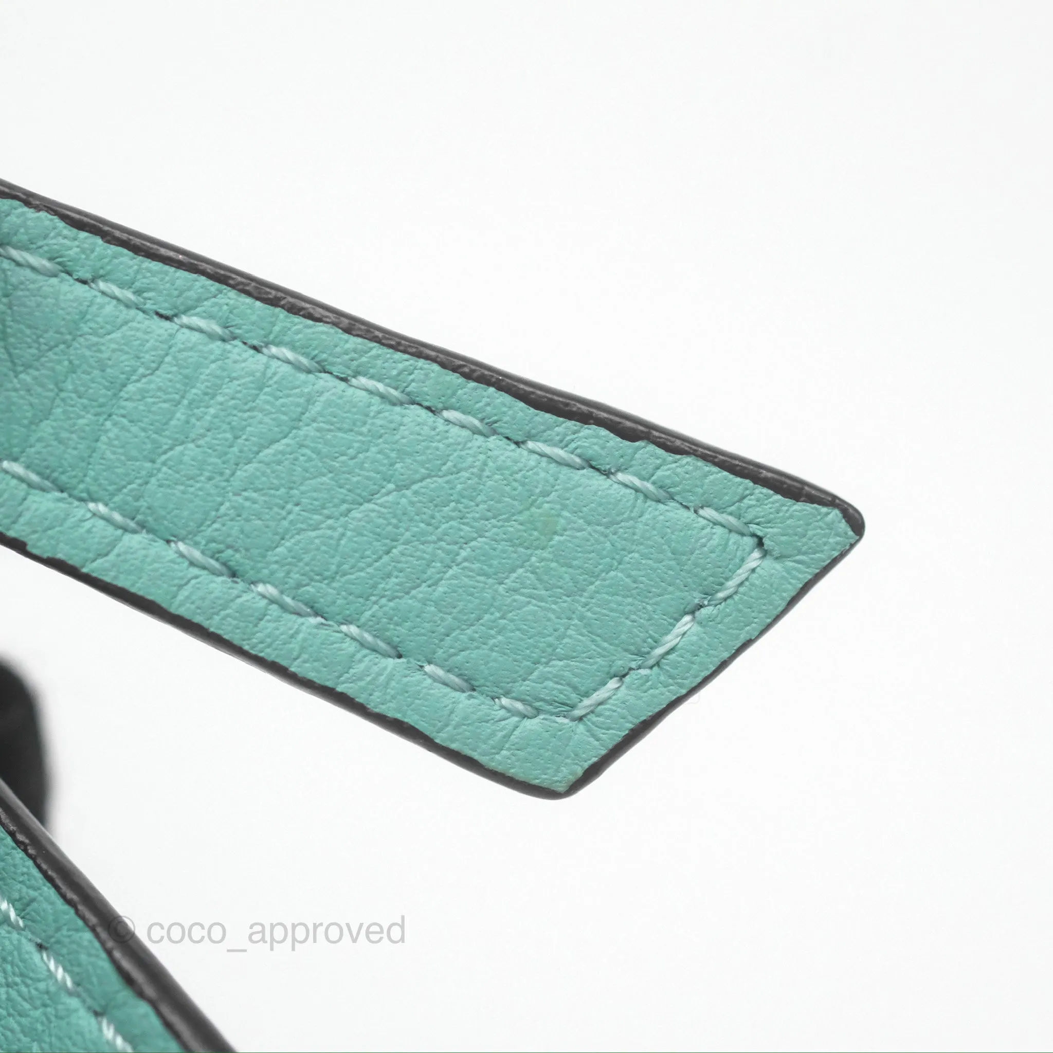 Loewe x Studio Ghibli Spirited Away Mini Puzzle Mint Calfskin