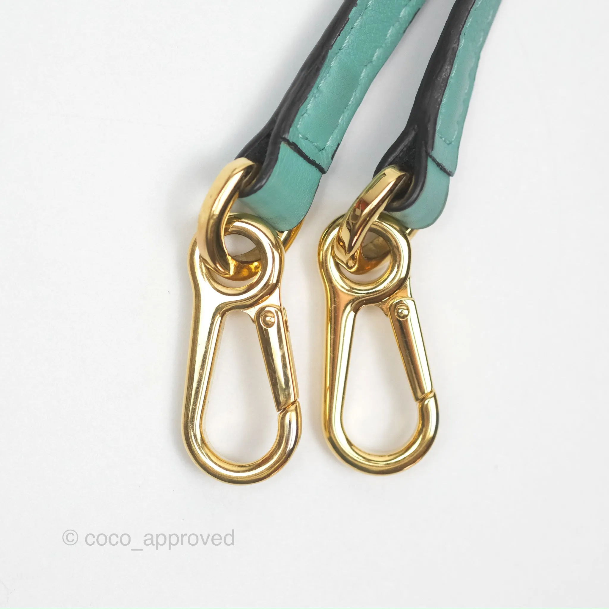 Loewe x Studio Ghibli Spirited Away Mini Puzzle Mint Calfskin