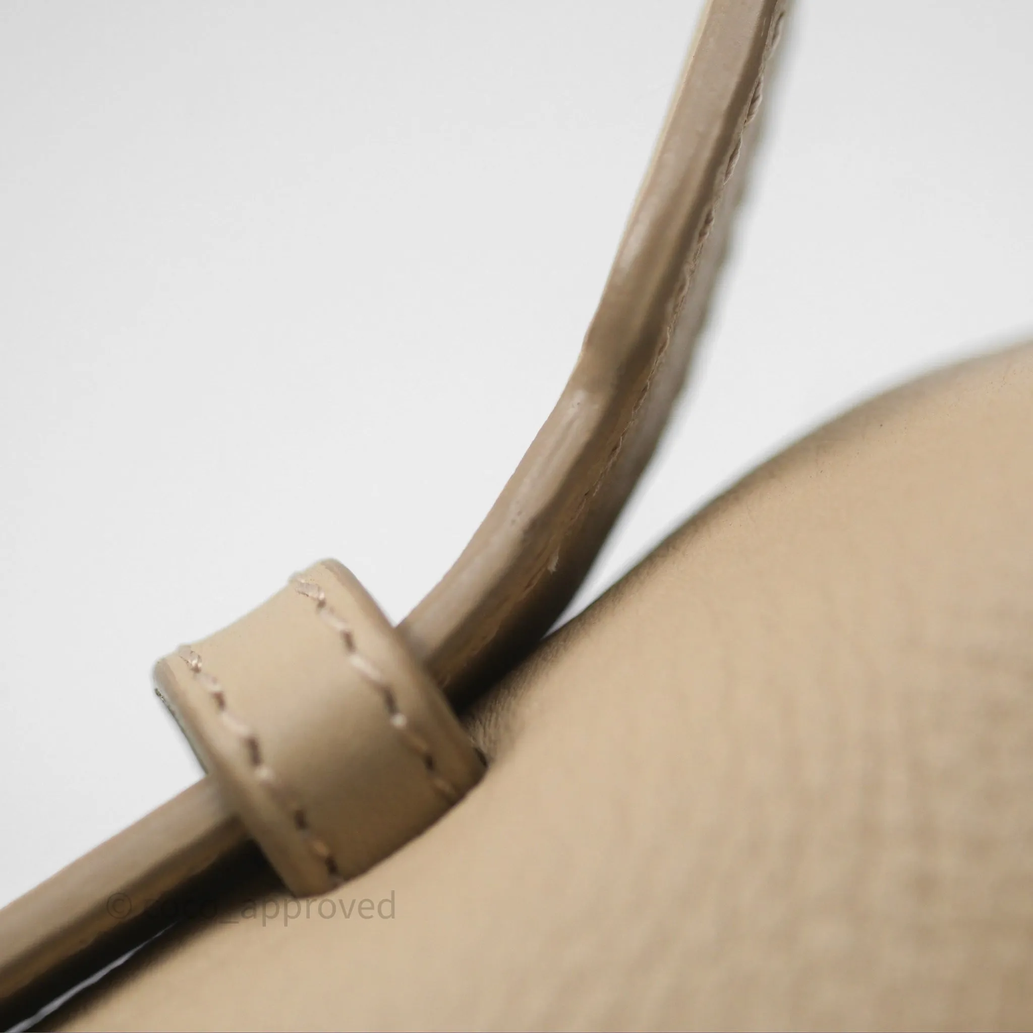Loro Piana Extra Pocket L19 Cream Grained Calfskin Gold Hardware