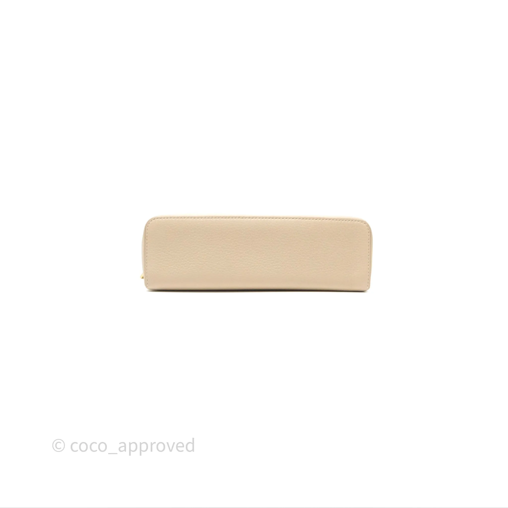 Loro Piana Extra Pocket L19 Cream Grained Calfskin Gold Hardware