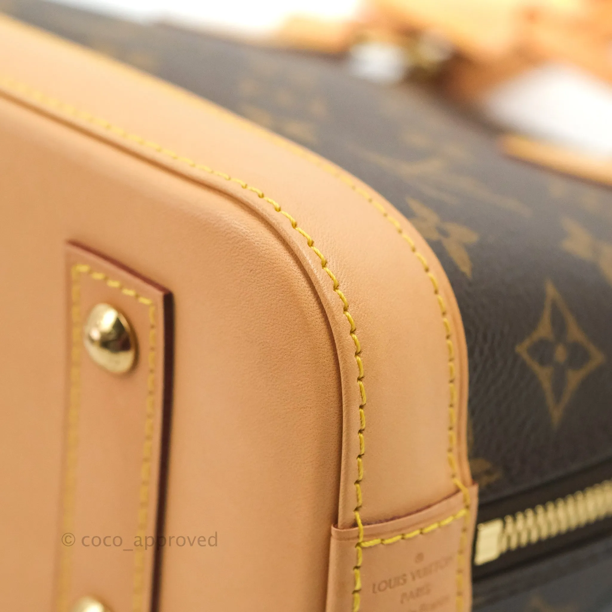 Louis Vuitton Alma BB Monogram Canvas
