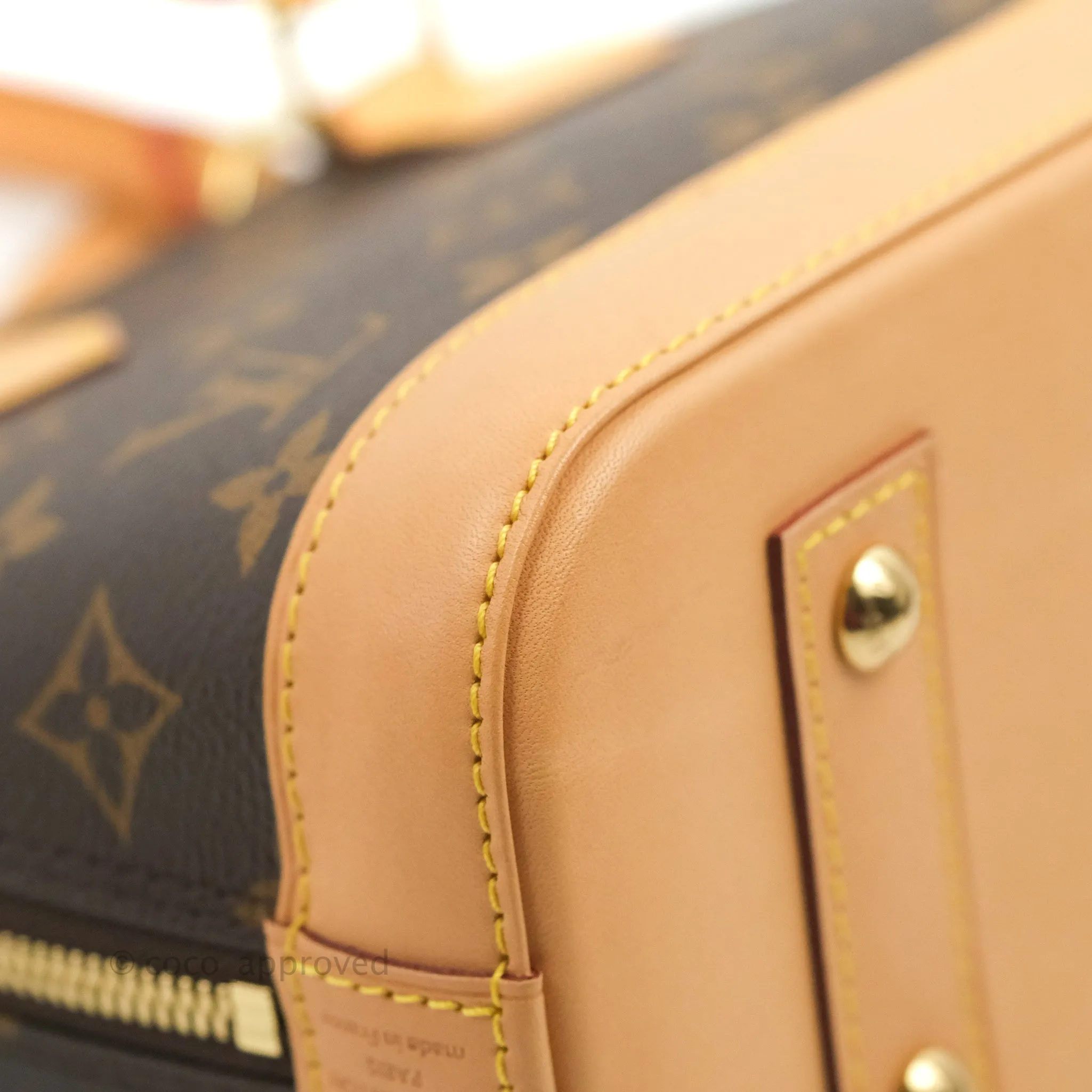 Louis Vuitton Alma BB Monogram Canvas