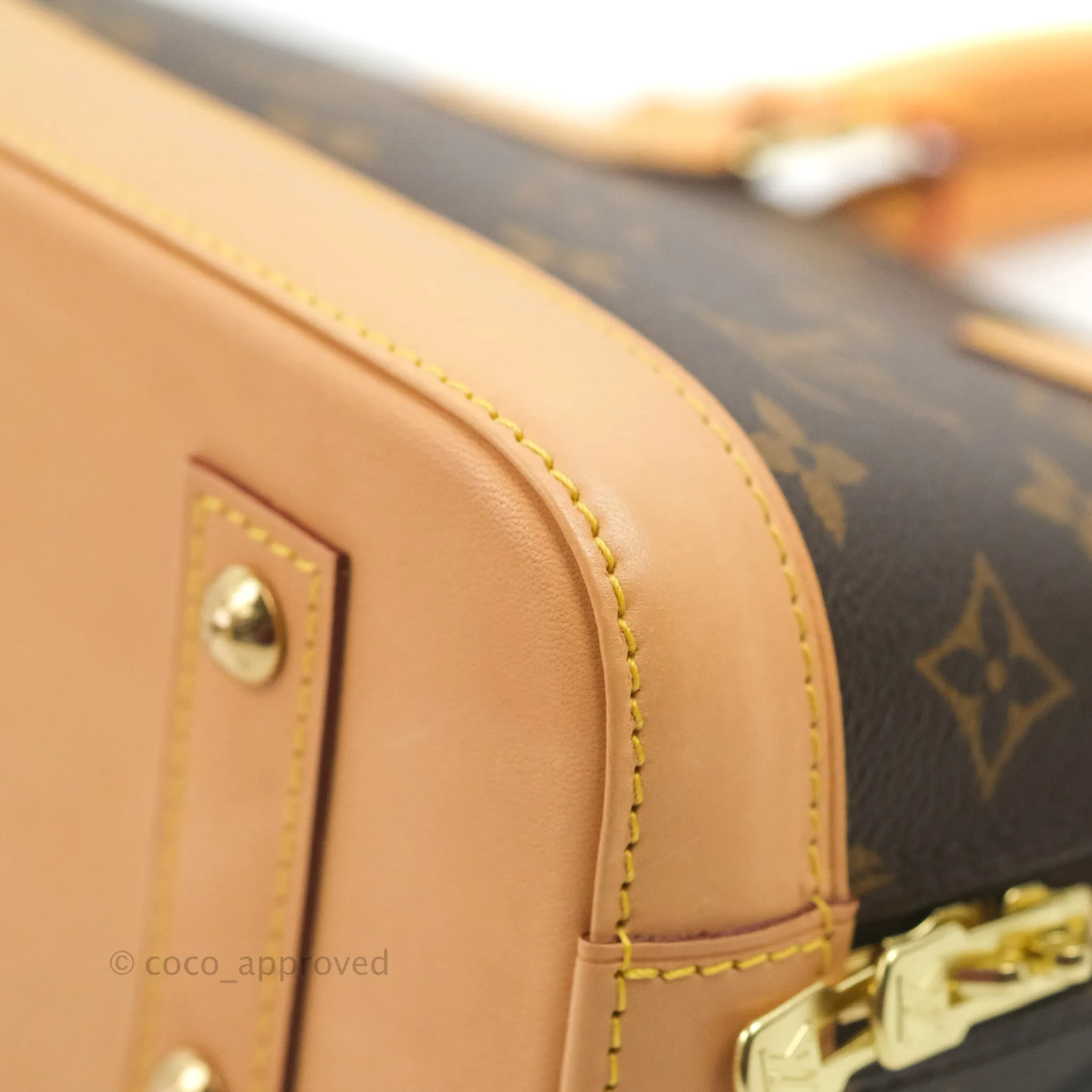 Louis Vuitton Alma BB Monogram Canvas