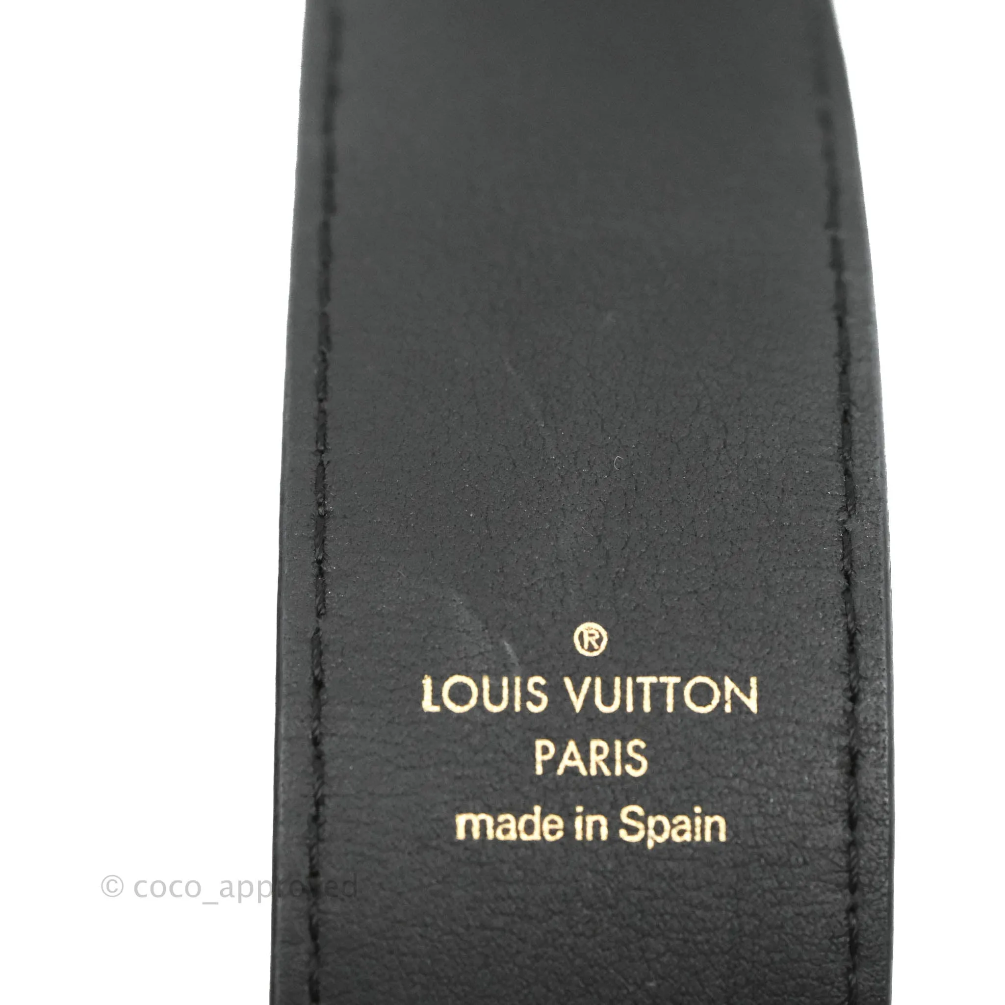 Louis Vuitton Bandouliere Strap Black Monogram