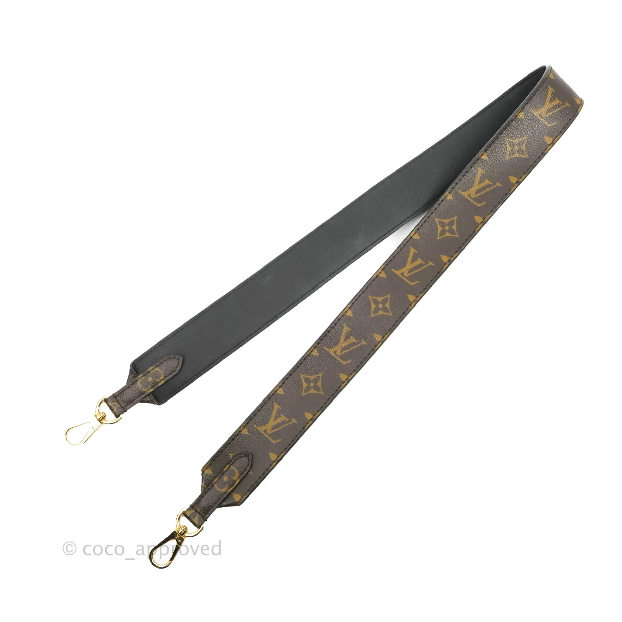 Louis Vuitton Bandouliere Strap Black Monogram
