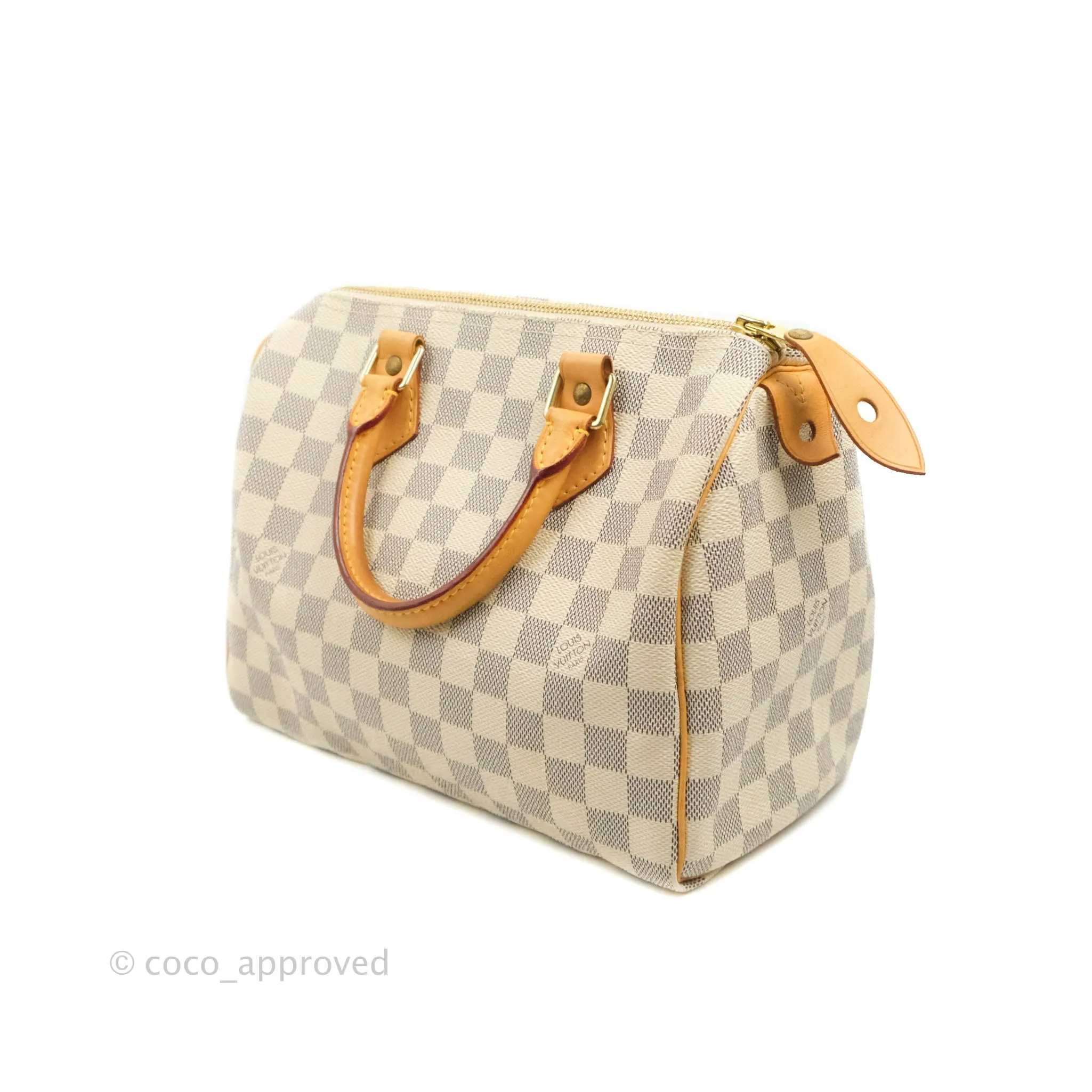 Louis Vuitton Canvas Speedy 25 Damier Azur