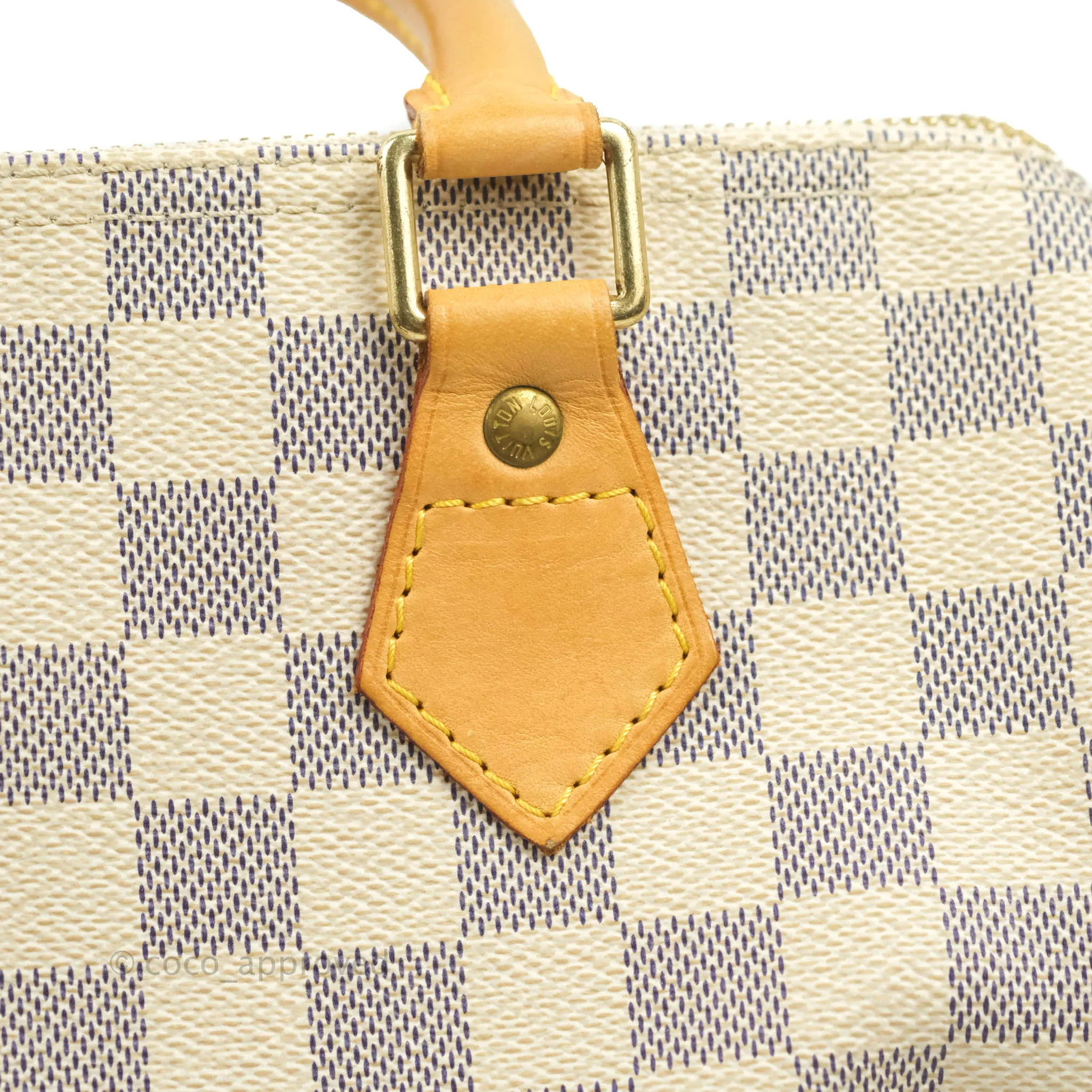Louis Vuitton Canvas Speedy 25 Damier Azur