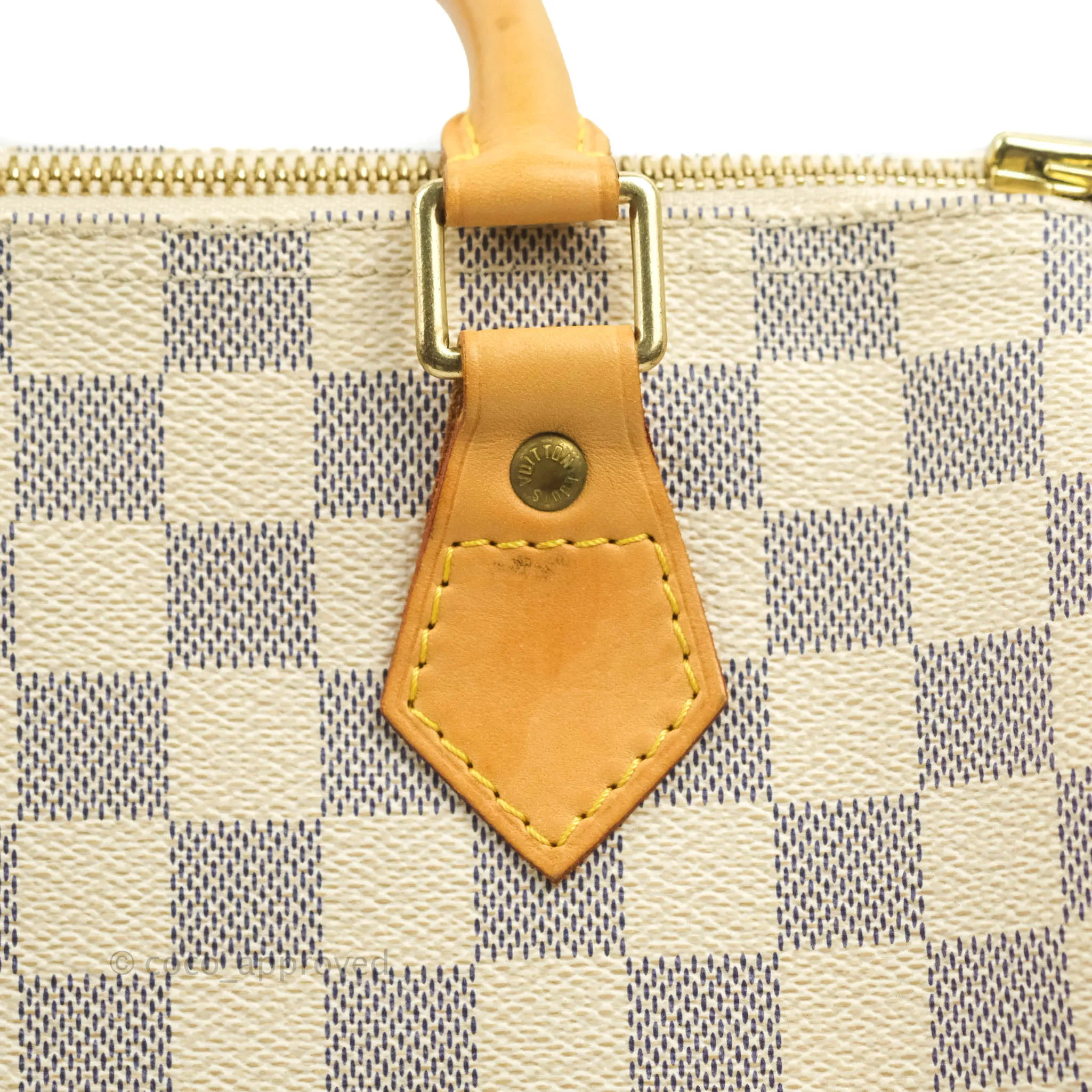 Louis Vuitton Canvas Speedy 25 Damier Azur
