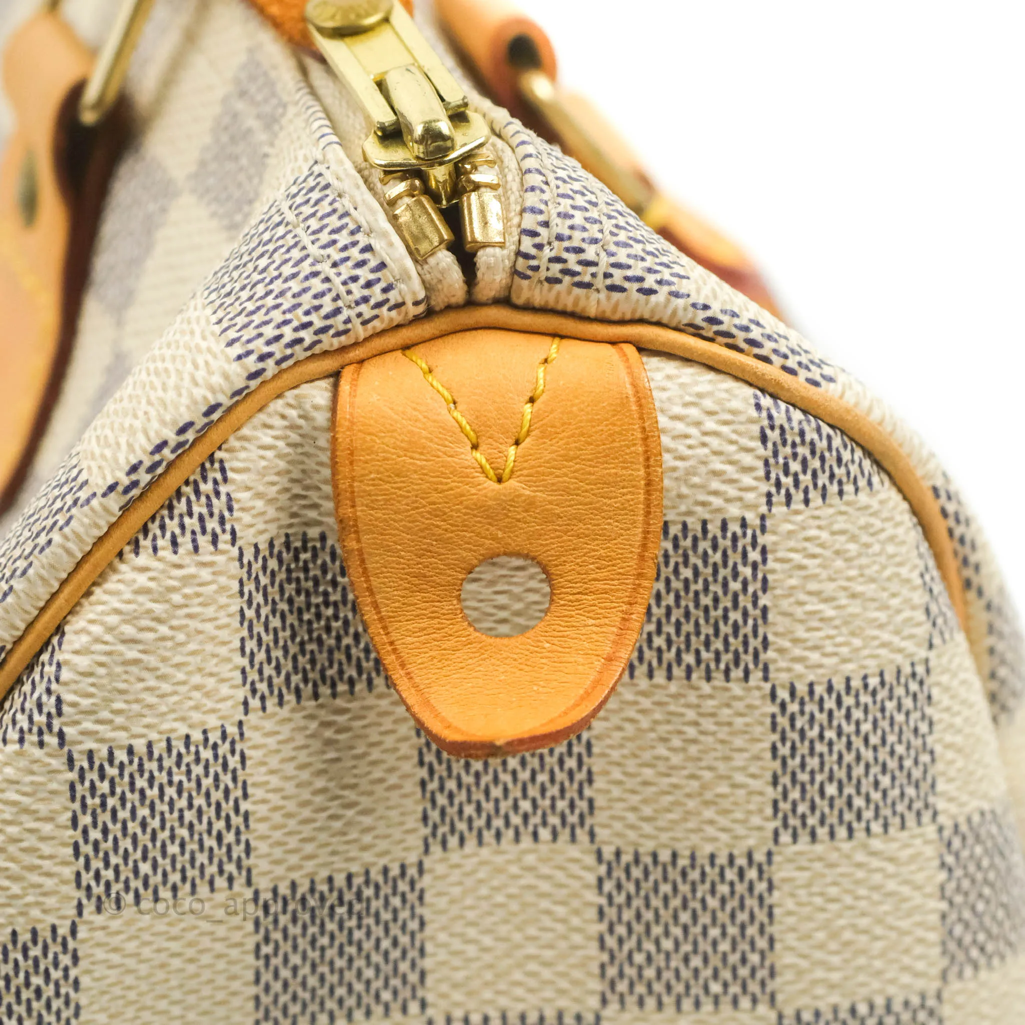 Louis Vuitton Canvas Speedy 25 Damier Azur