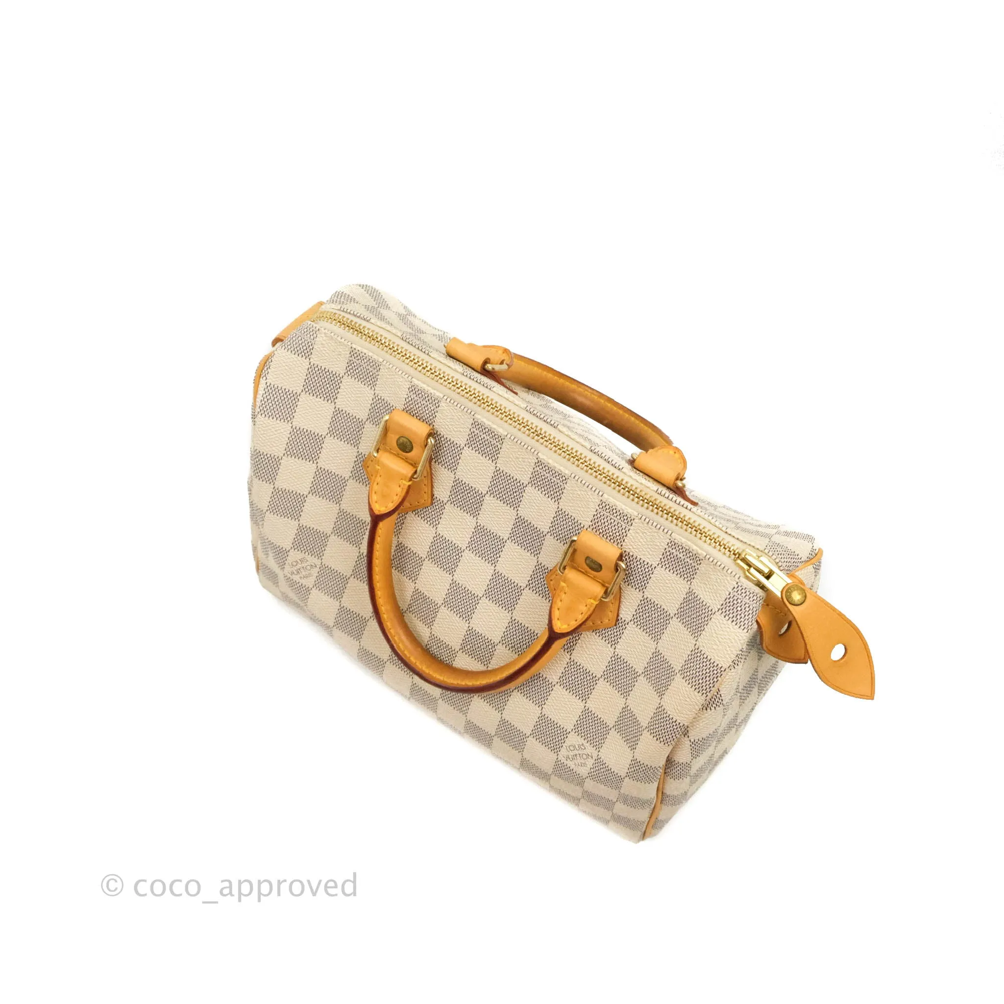 Louis Vuitton Canvas Speedy 25 Damier Azur