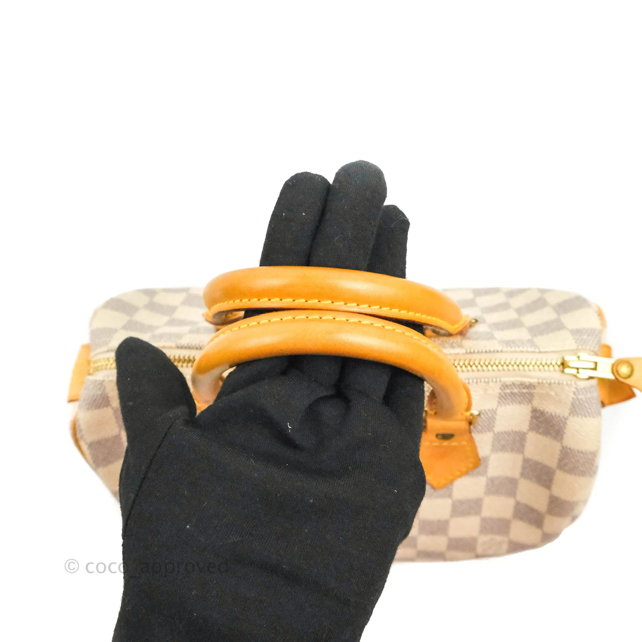 Louis Vuitton Canvas Speedy 25 Damier Azur