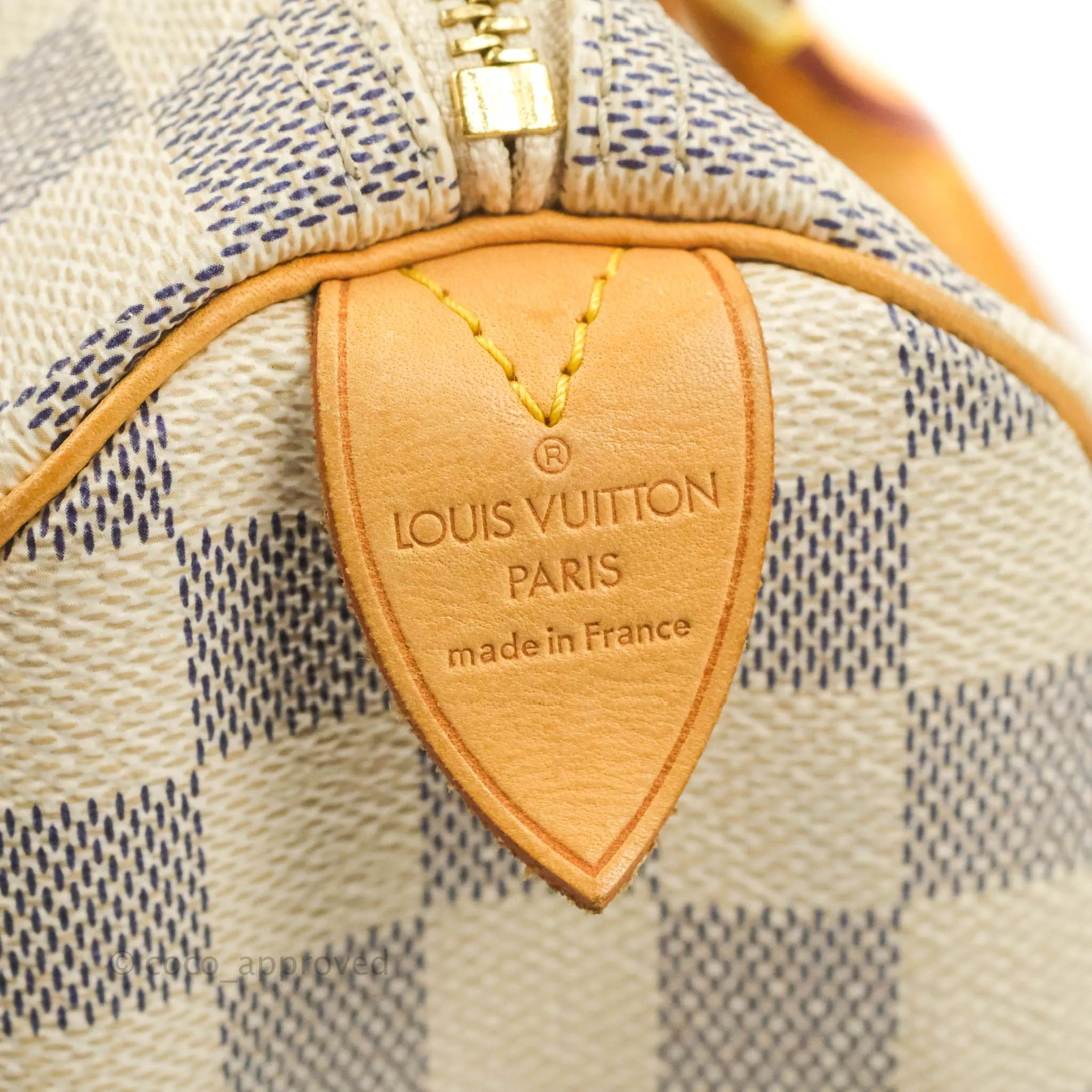 Louis Vuitton Canvas Speedy 25 Damier Azur