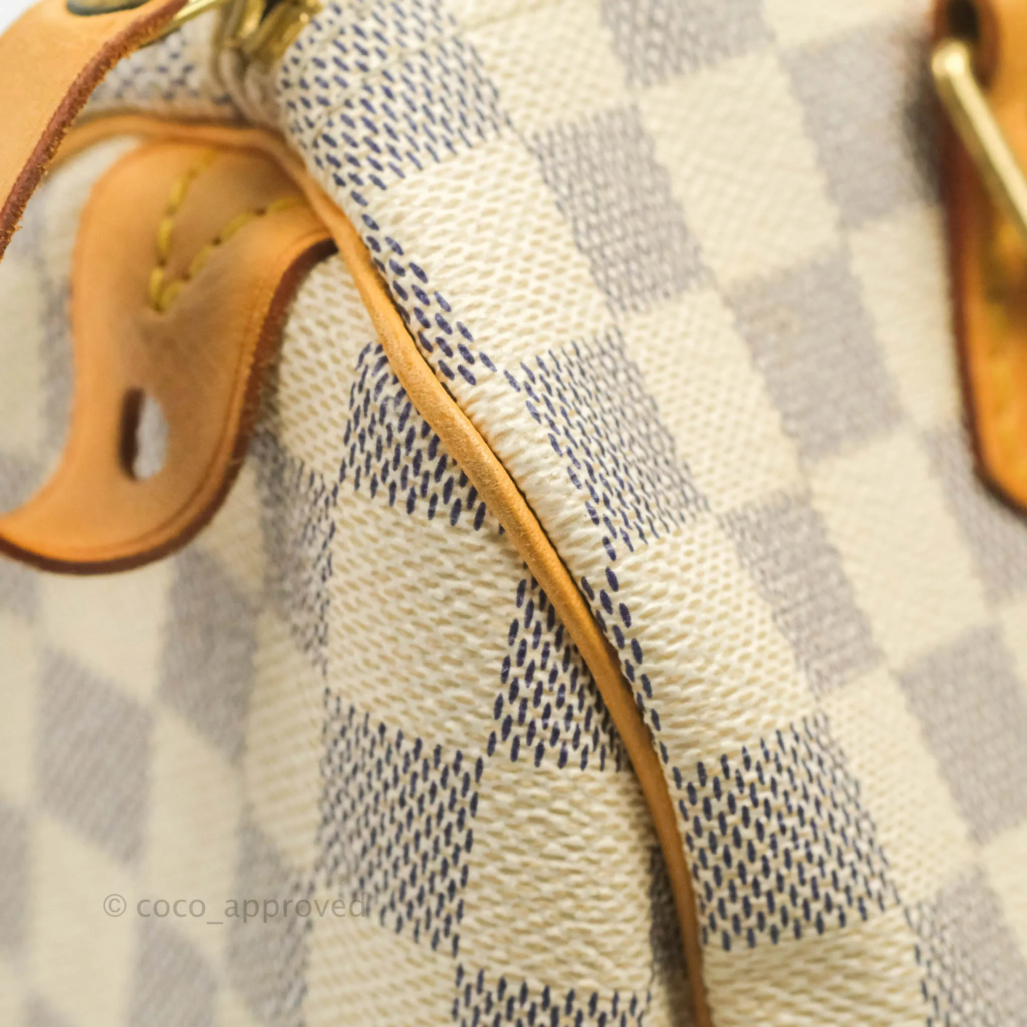 Louis Vuitton Canvas Speedy 25 Damier Azur