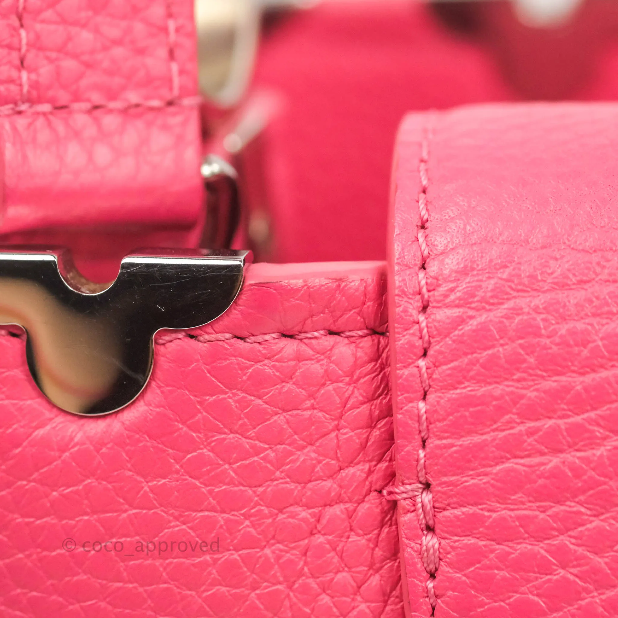 Louis Vuitton Capucines BB Embellished Pink