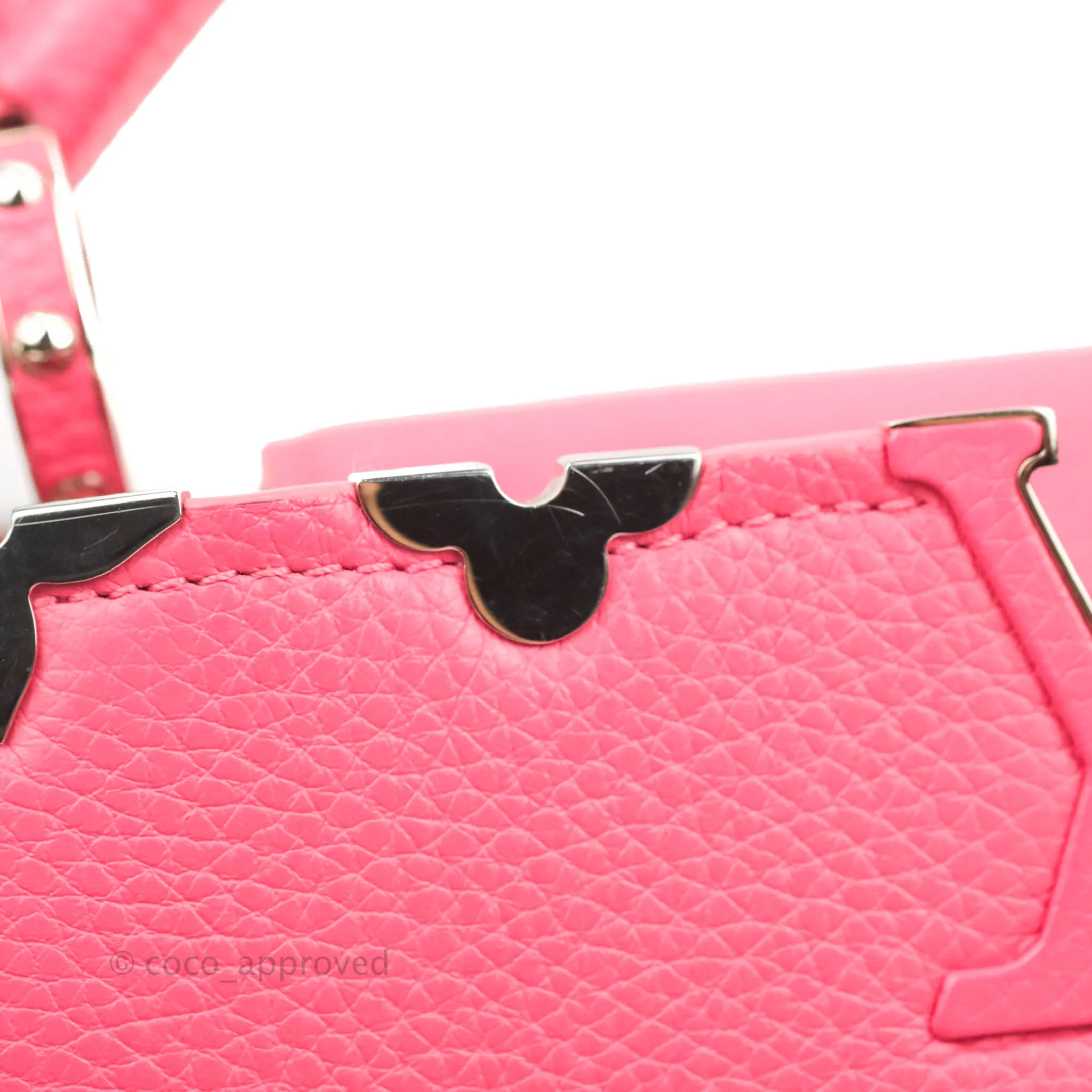 Louis Vuitton Capucines BB Embellished Pink