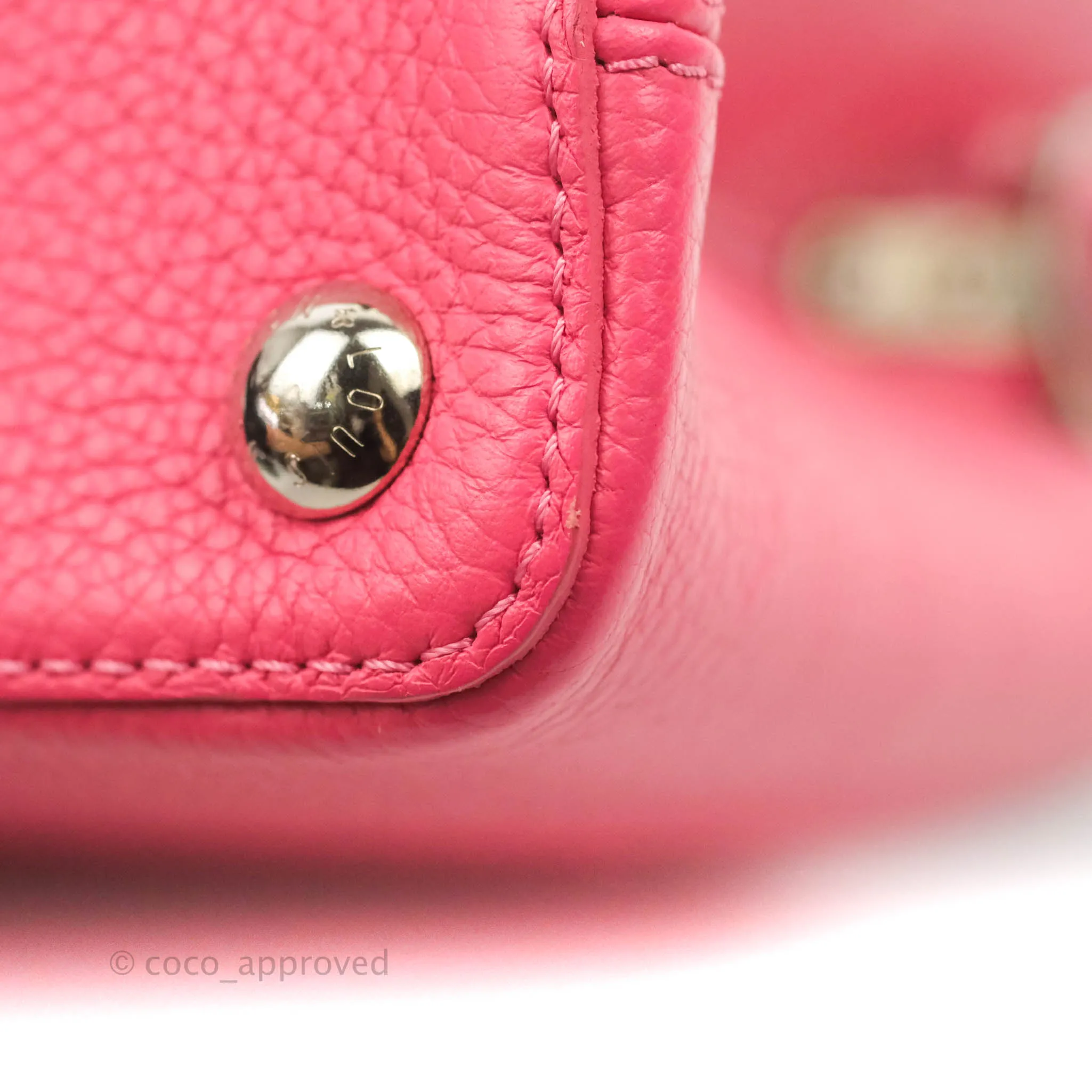 Louis Vuitton Capucines BB Embellished Pink
