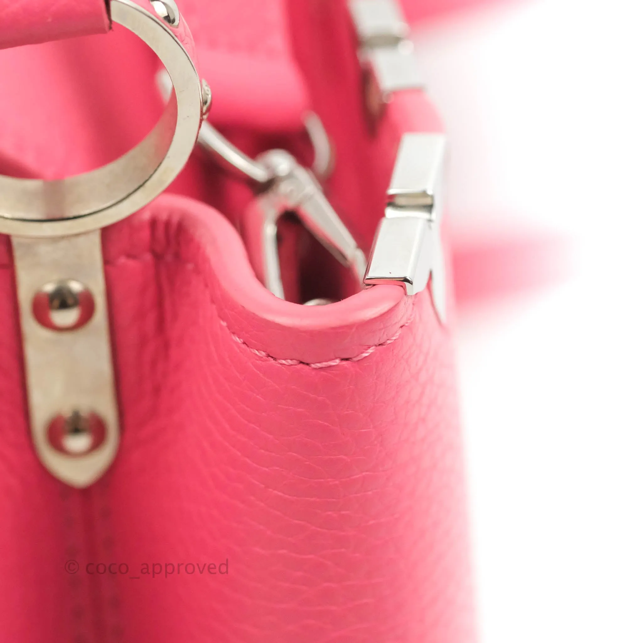Louis Vuitton Capucines BB Embellished Pink