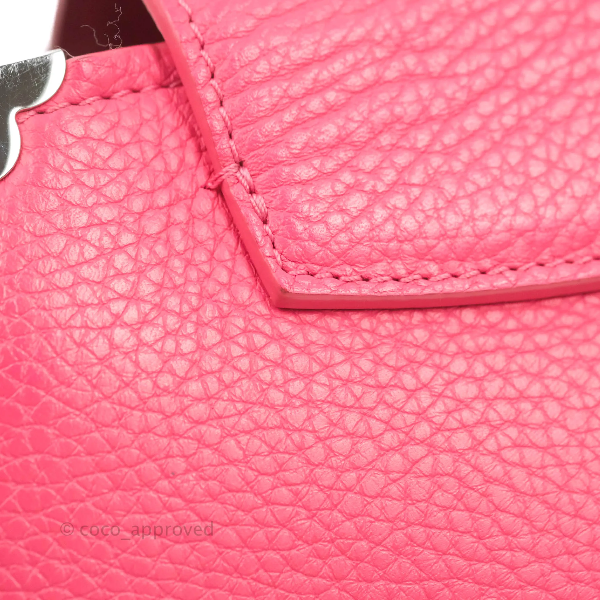 Louis Vuitton Capucines BB Embellished Pink