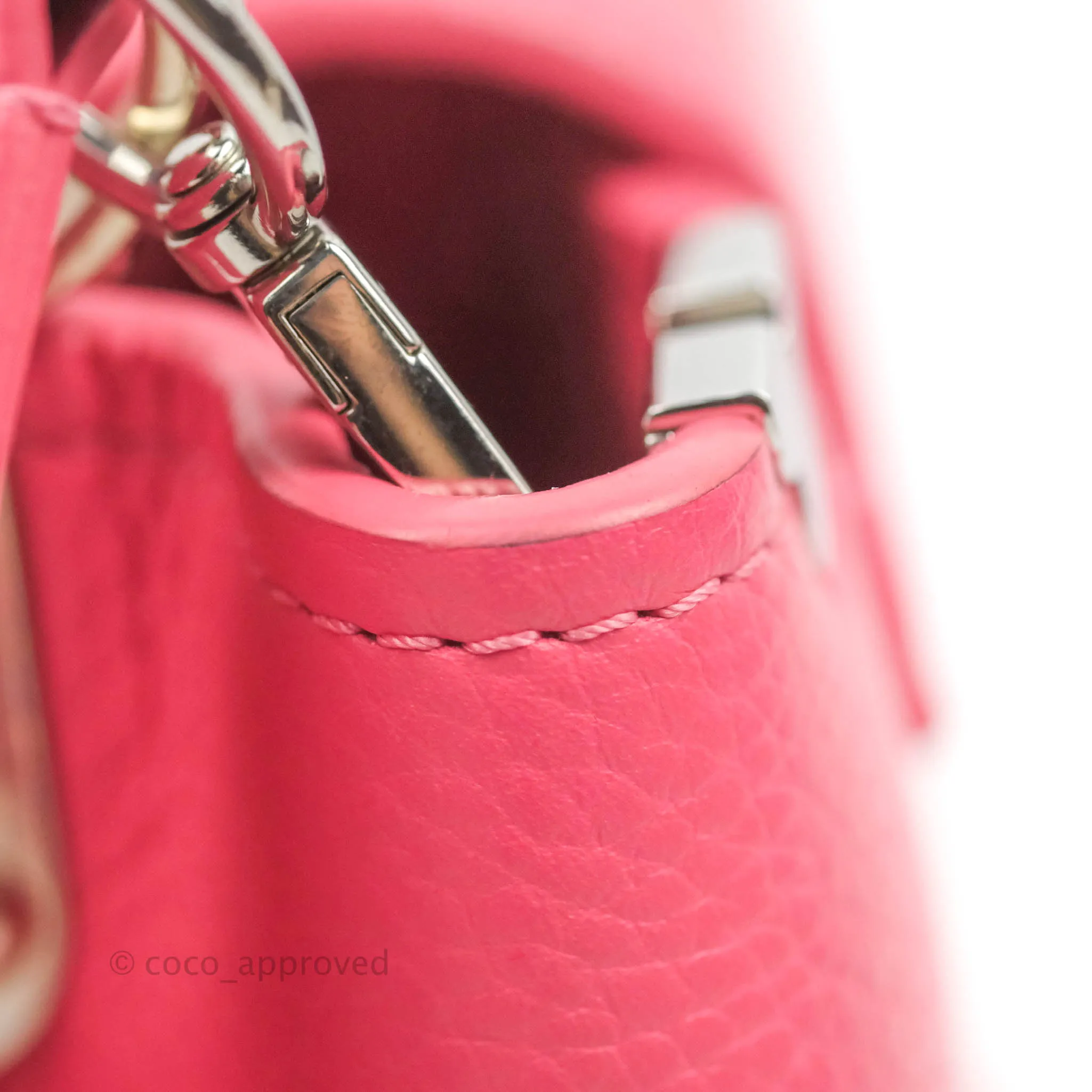 Louis Vuitton Capucines BB Embellished Pink
