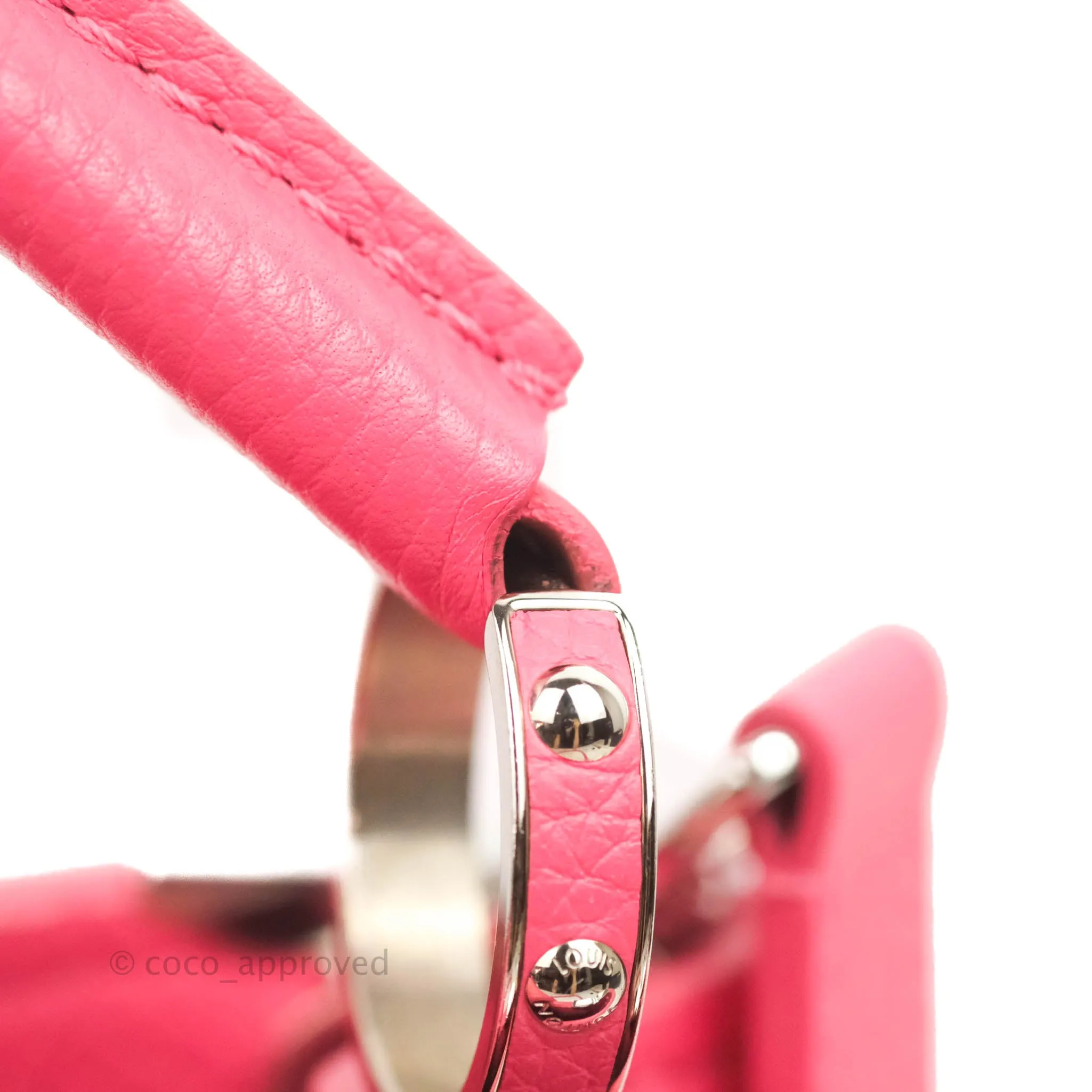 Louis Vuitton Capucines BB Embellished Pink