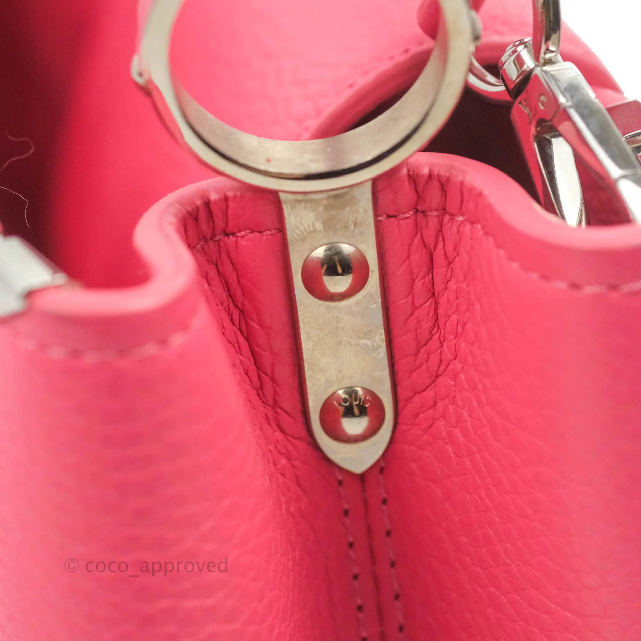 Louis Vuitton Capucines BB Embellished Pink