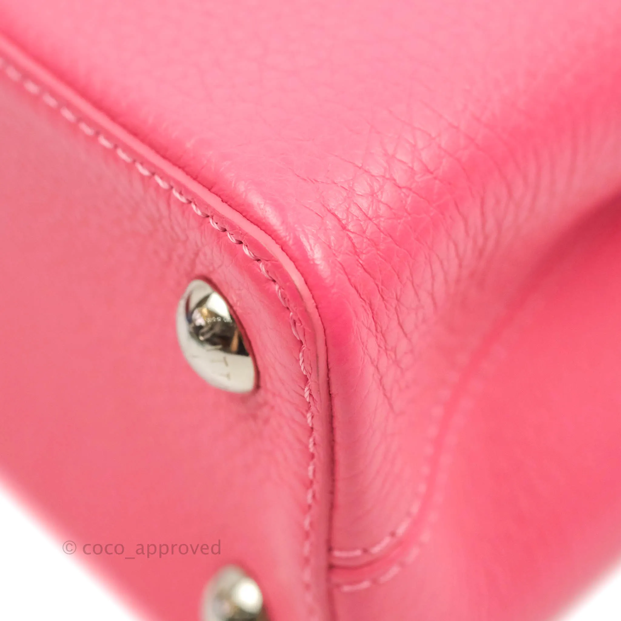 Louis Vuitton Capucines BB Embellished Pink