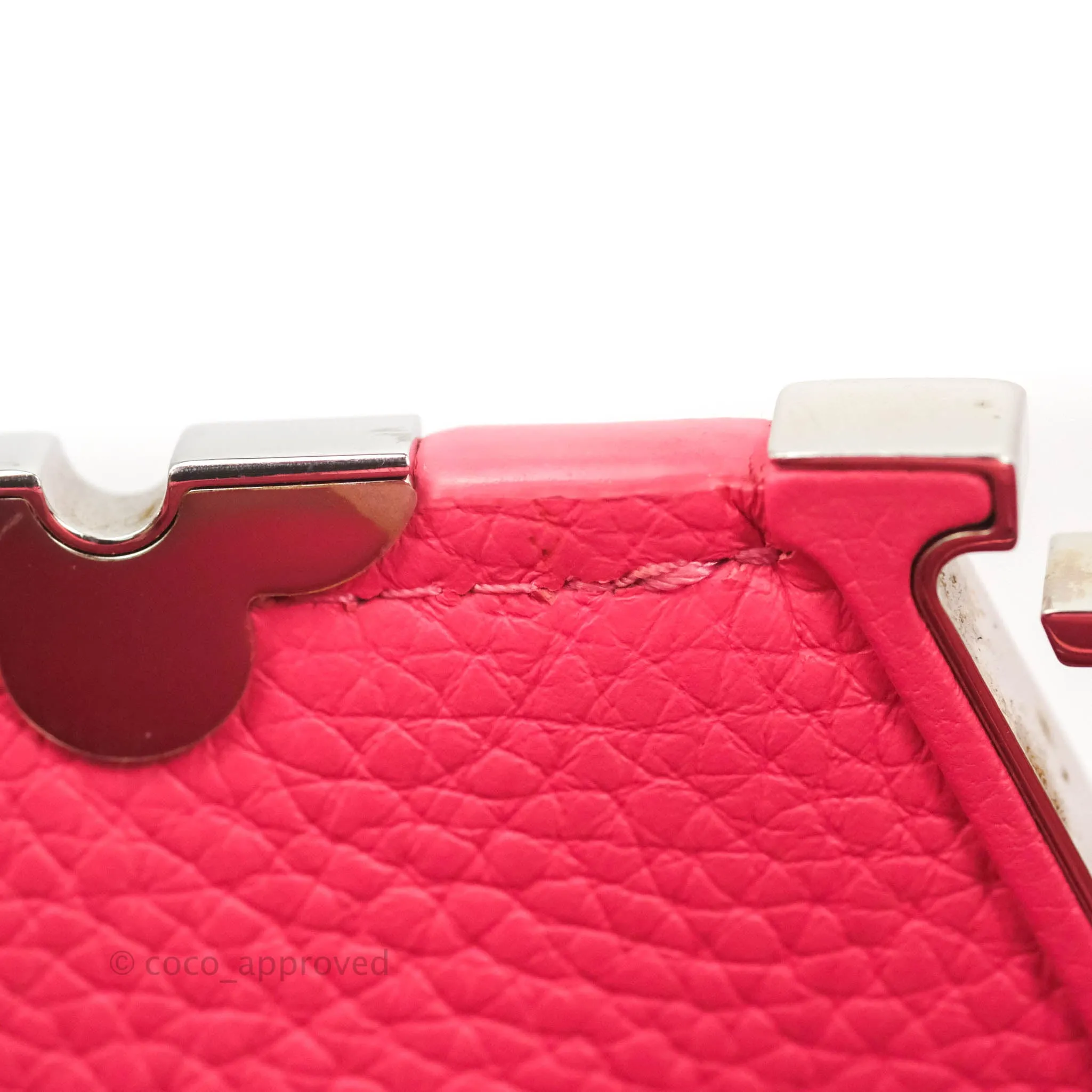 Louis Vuitton Capucines BB Embellished Pink