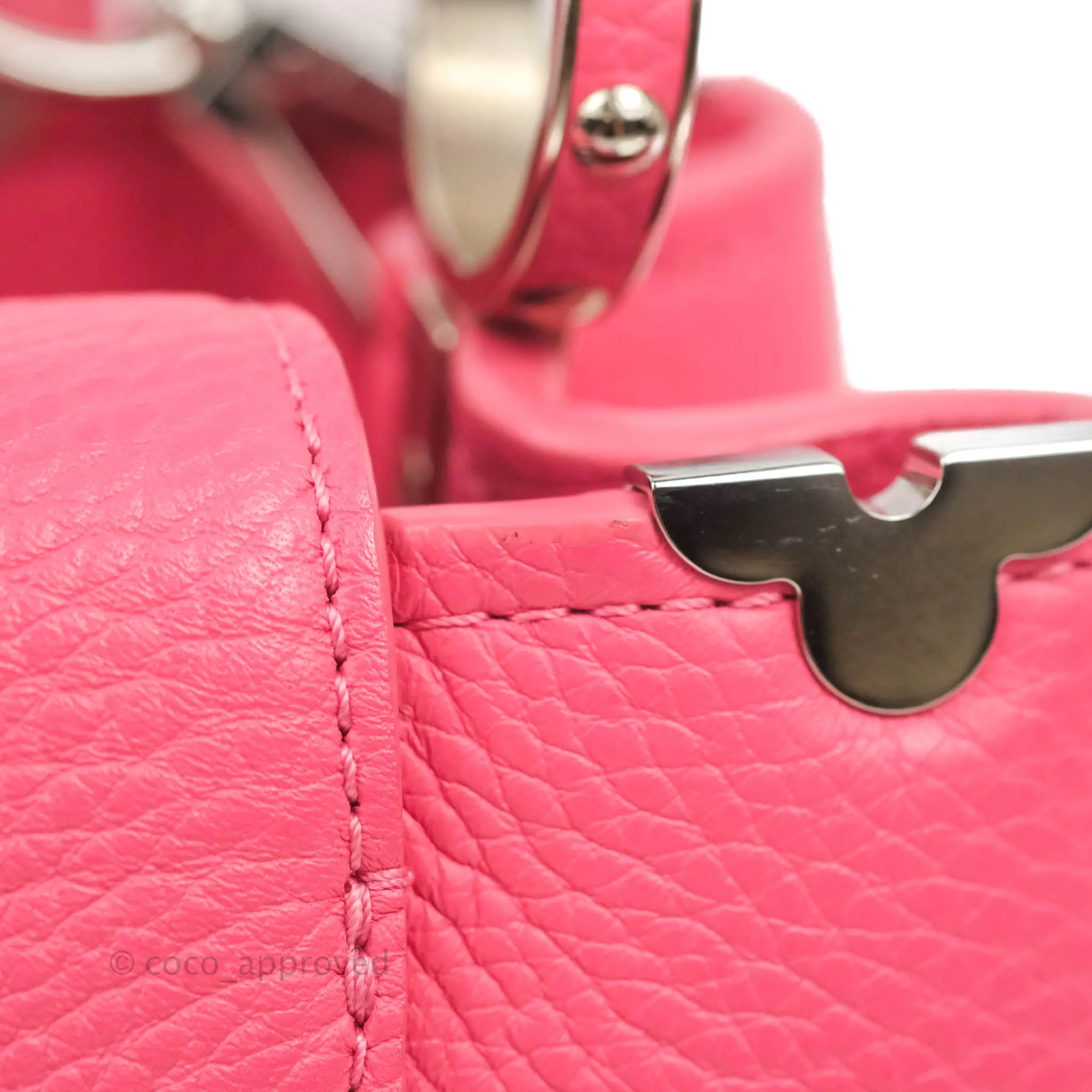 Louis Vuitton Capucines BB Embellished Pink
