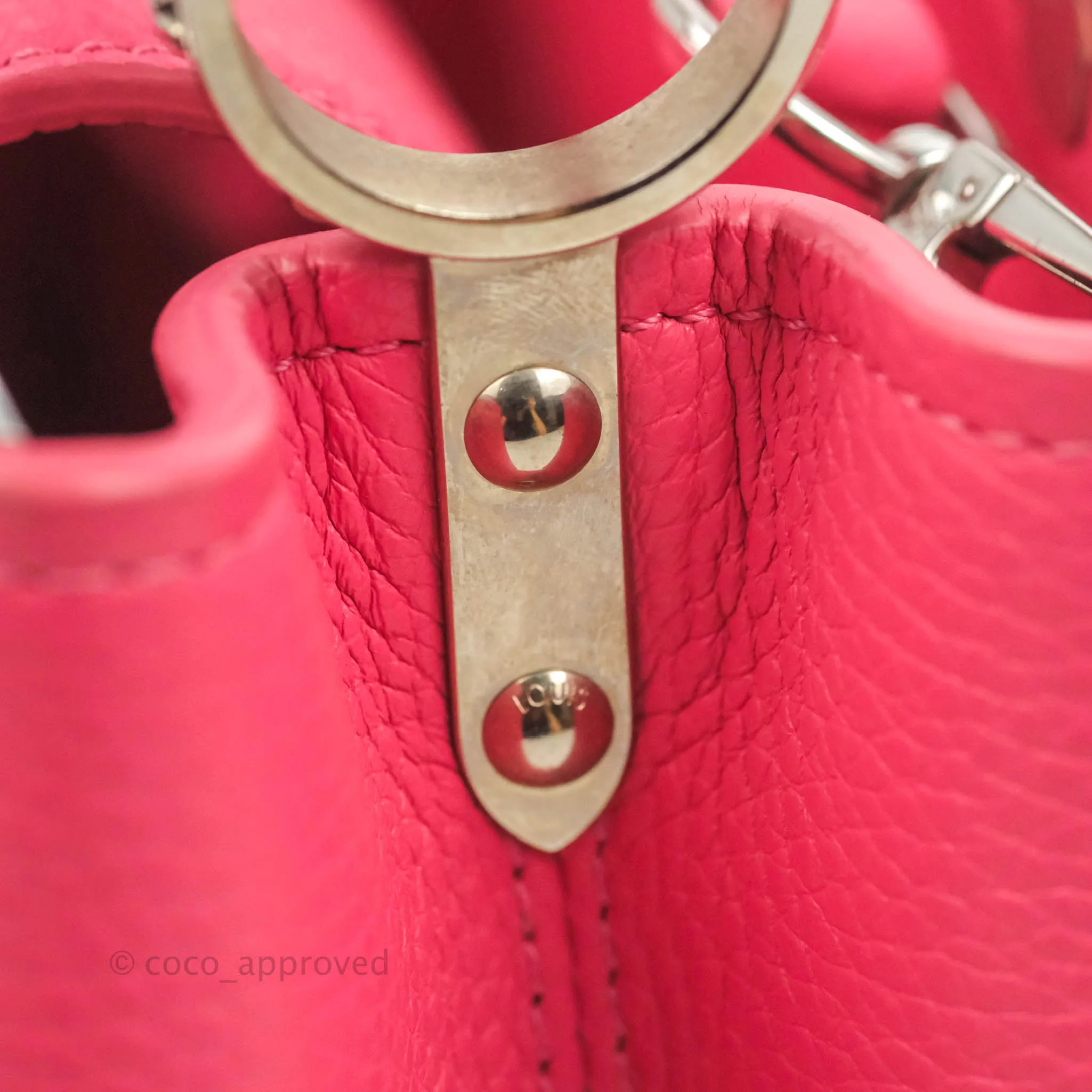 Louis Vuitton Capucines BB Embellished Pink