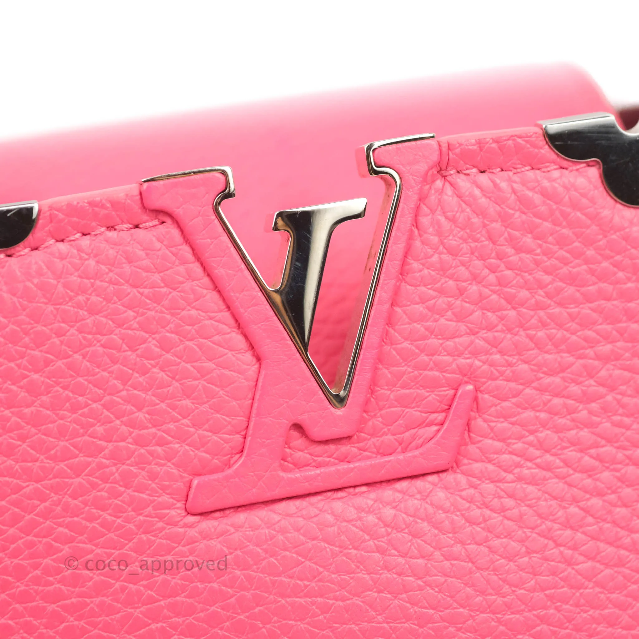 Louis Vuitton Capucines BB Embellished Pink