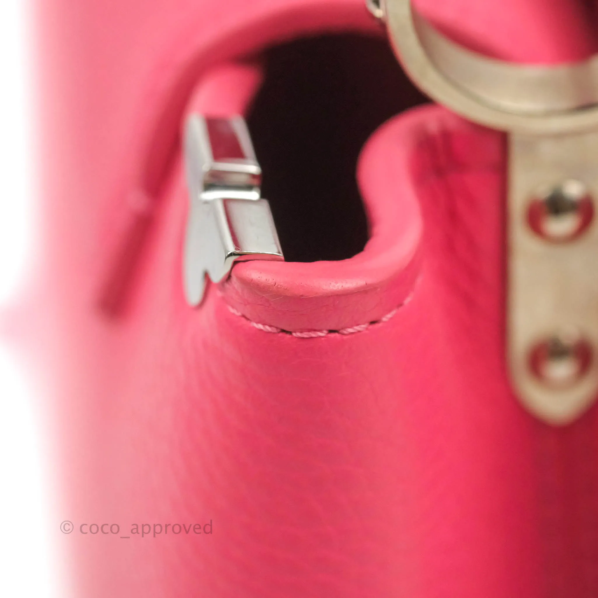 Louis Vuitton Capucines BB Embellished Pink