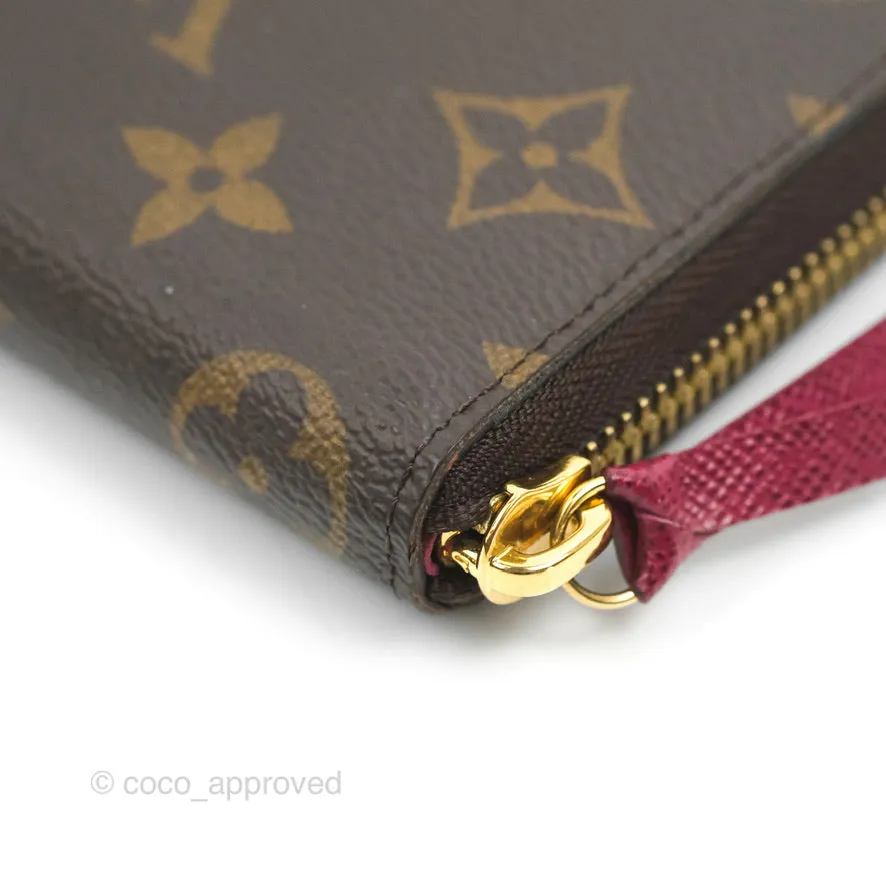 Louis Vuitton Clmence Wallet Monogram Canvas Fuchsia