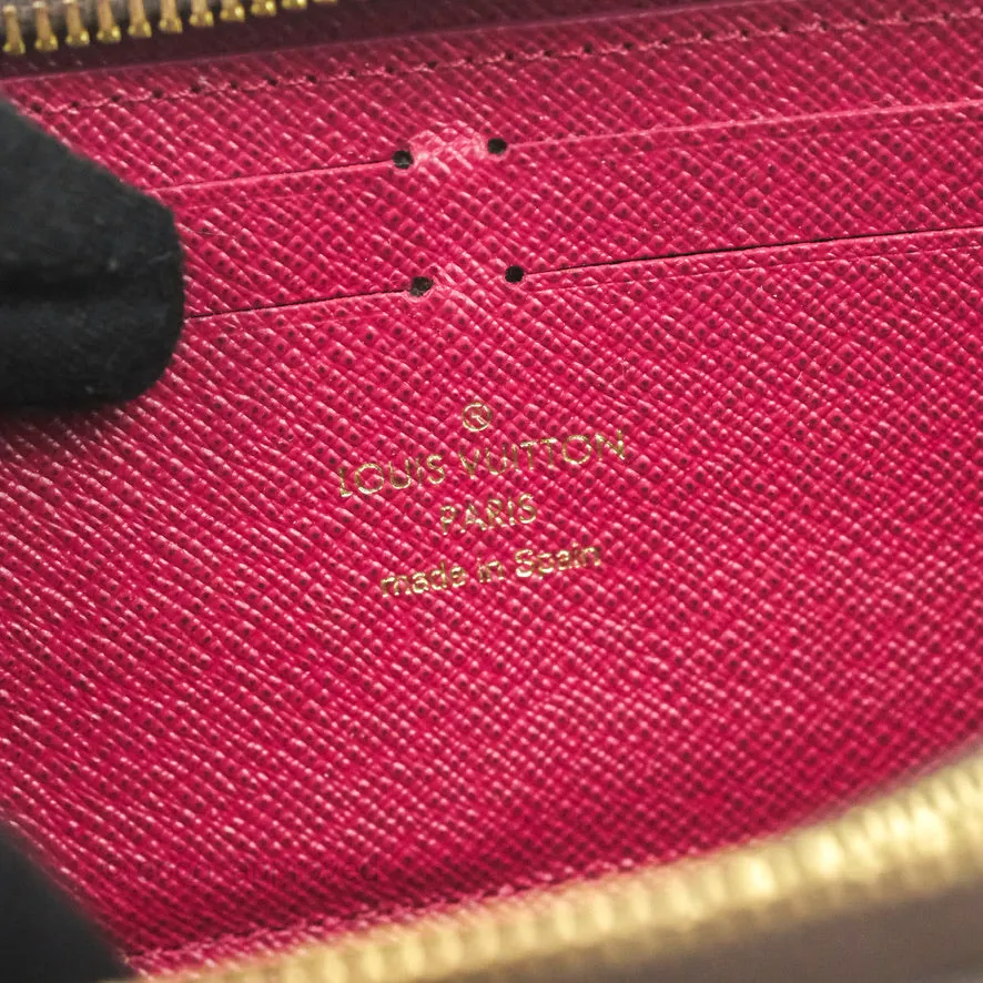 Louis Vuitton Clmence Wallet Monogram Canvas Fuchsia