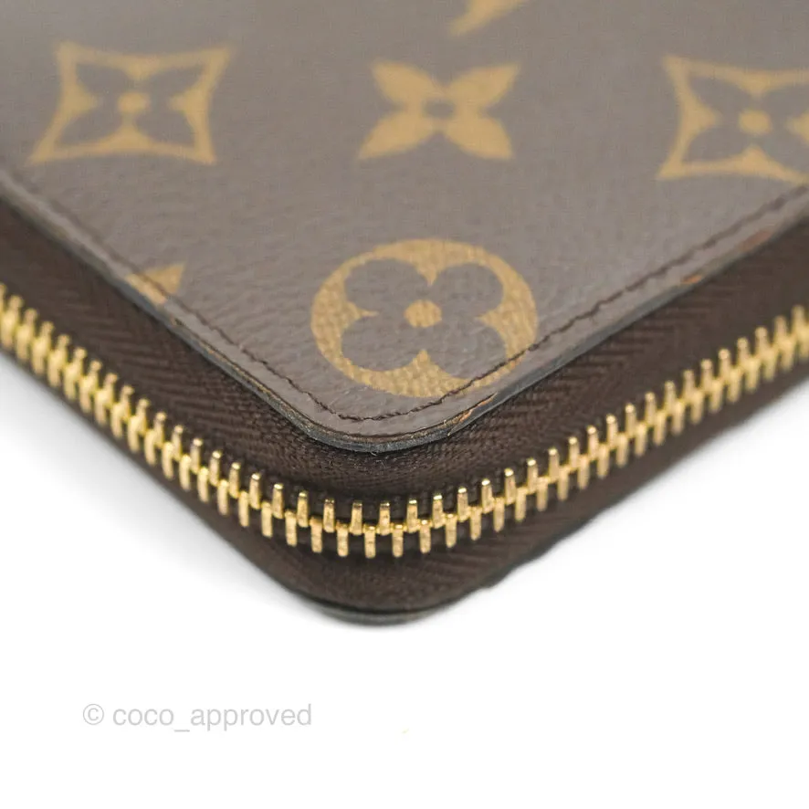 Louis Vuitton Clmence Wallet Monogram Canvas Fuchsia