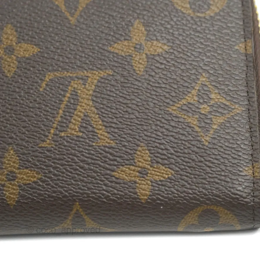 Louis Vuitton Clmence Wallet Monogram Canvas Fuchsia