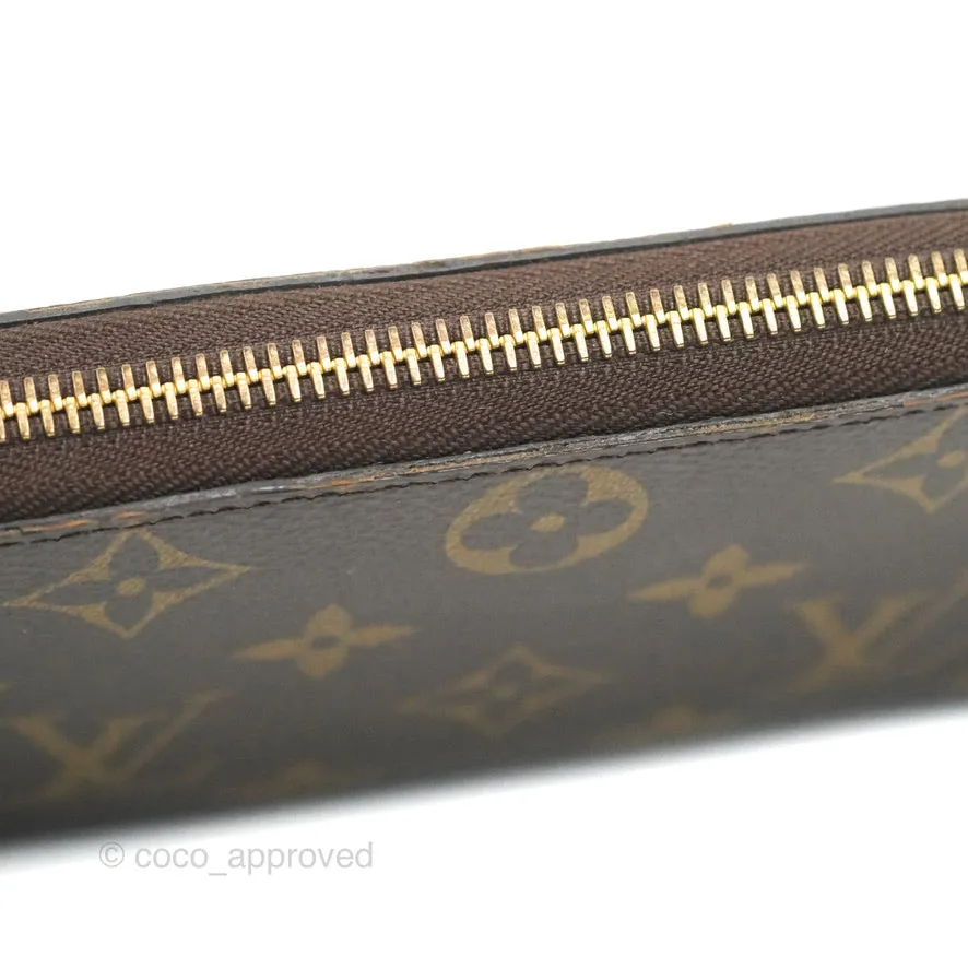 Louis Vuitton Clmence Wallet Monogram Canvas Fuchsia