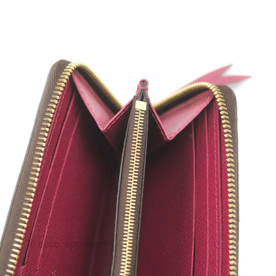 Louis Vuitton Clmence Wallet Monogram Canvas Fuchsia