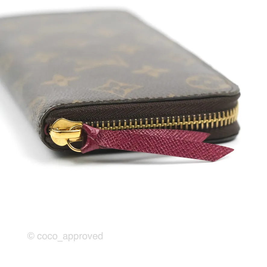 Louis Vuitton Clmence Wallet Monogram Canvas Fuchsia