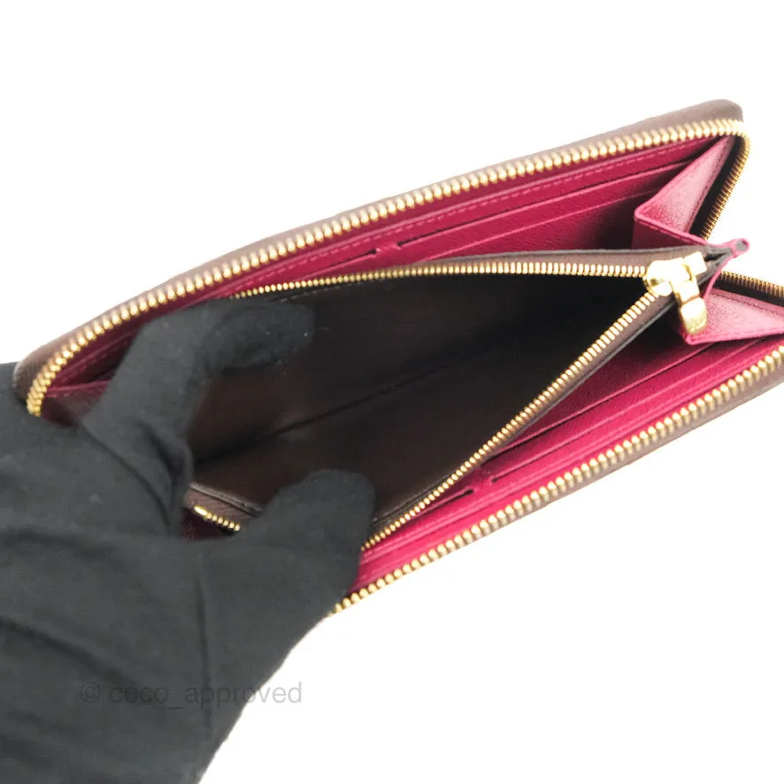 Louis Vuitton Clmence Wallet Monogram Canvas Fuchsia