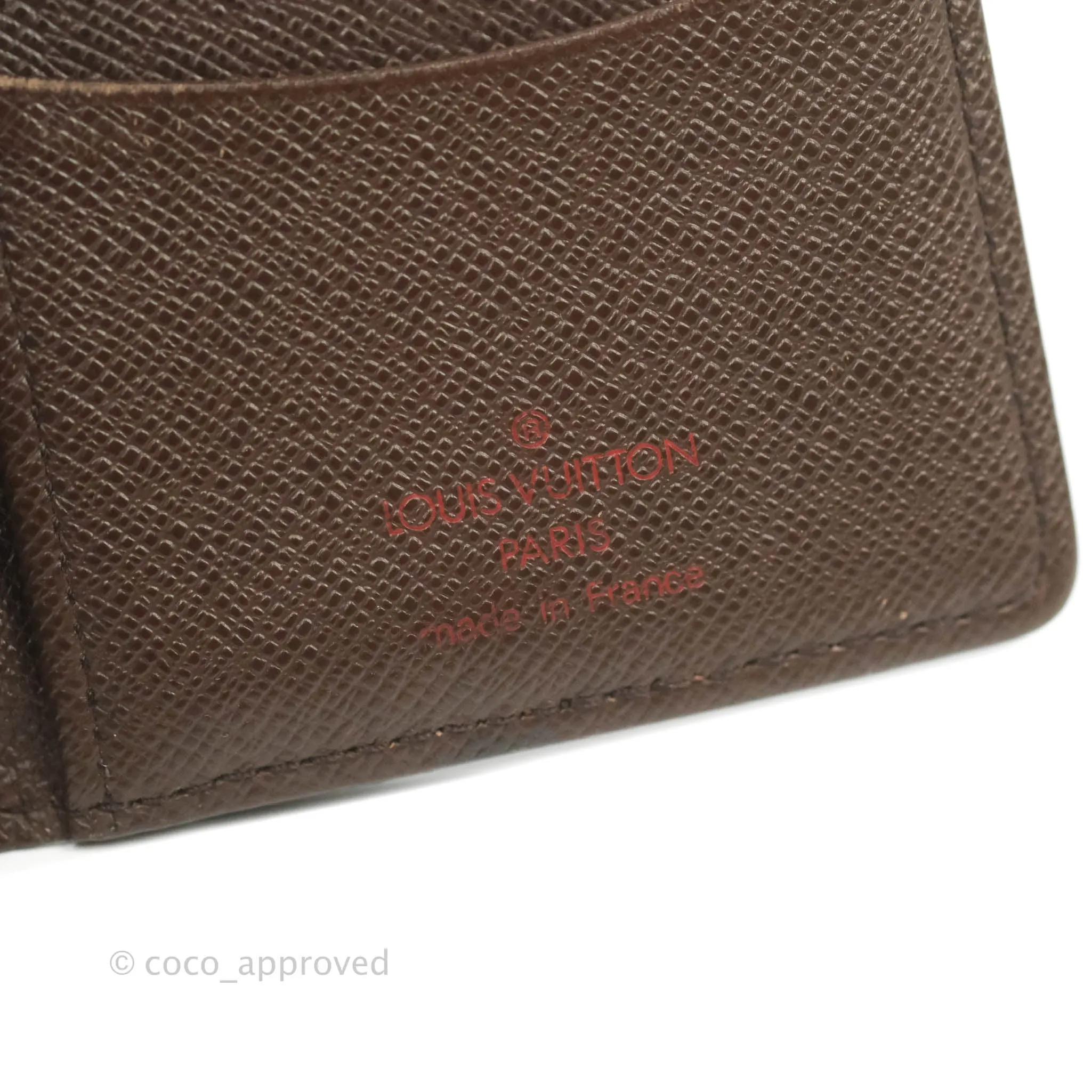 Louis Vuitton Damier Ebene Pocket Organizer