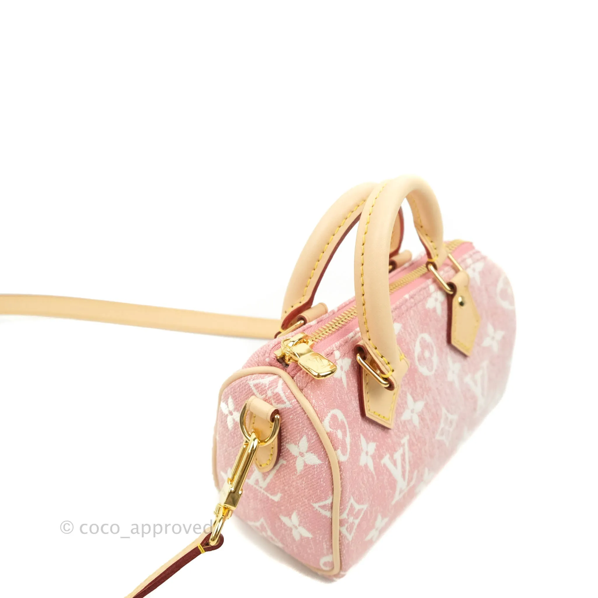 Louis Vuitton Denim Nano Speedy