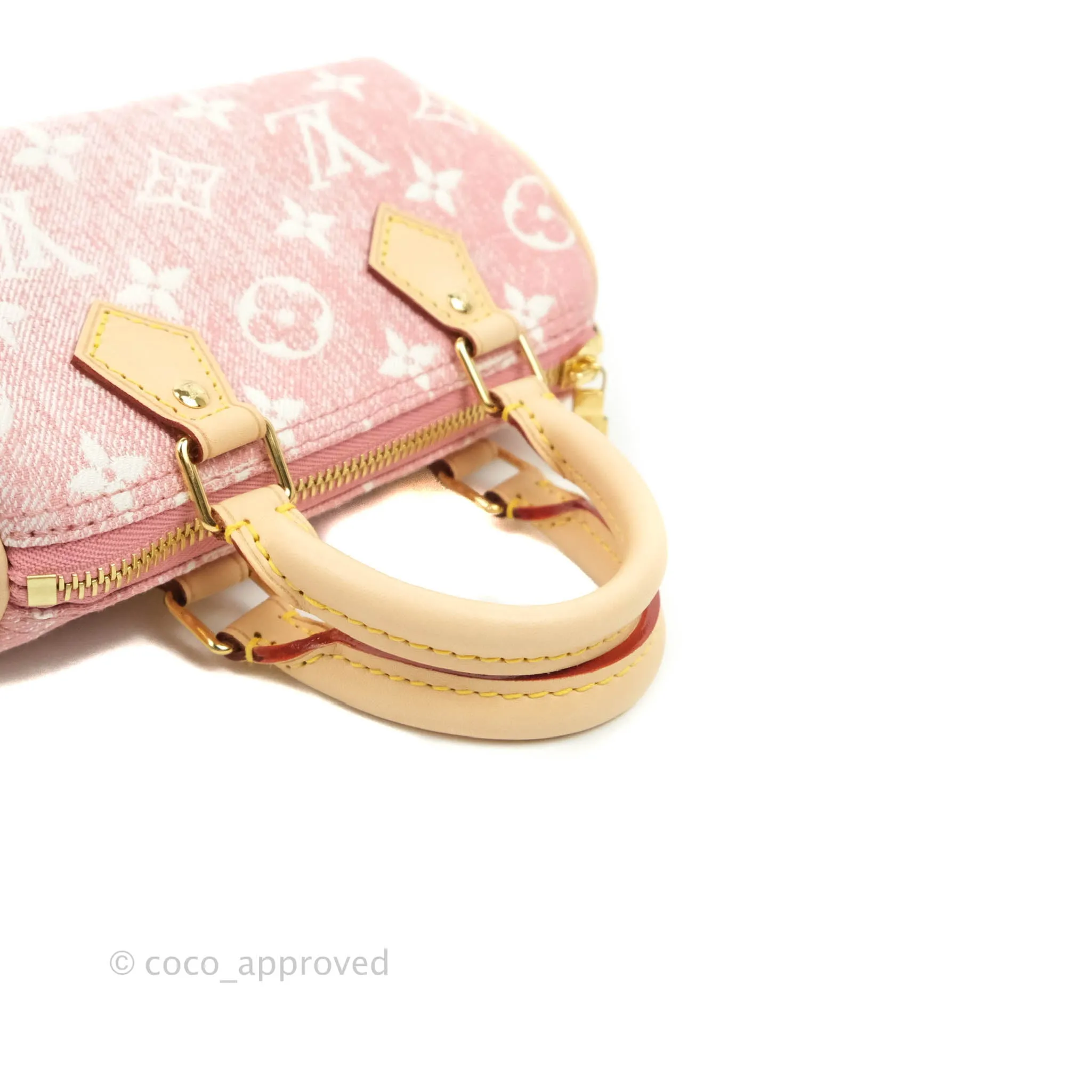Louis Vuitton Denim Nano Speedy