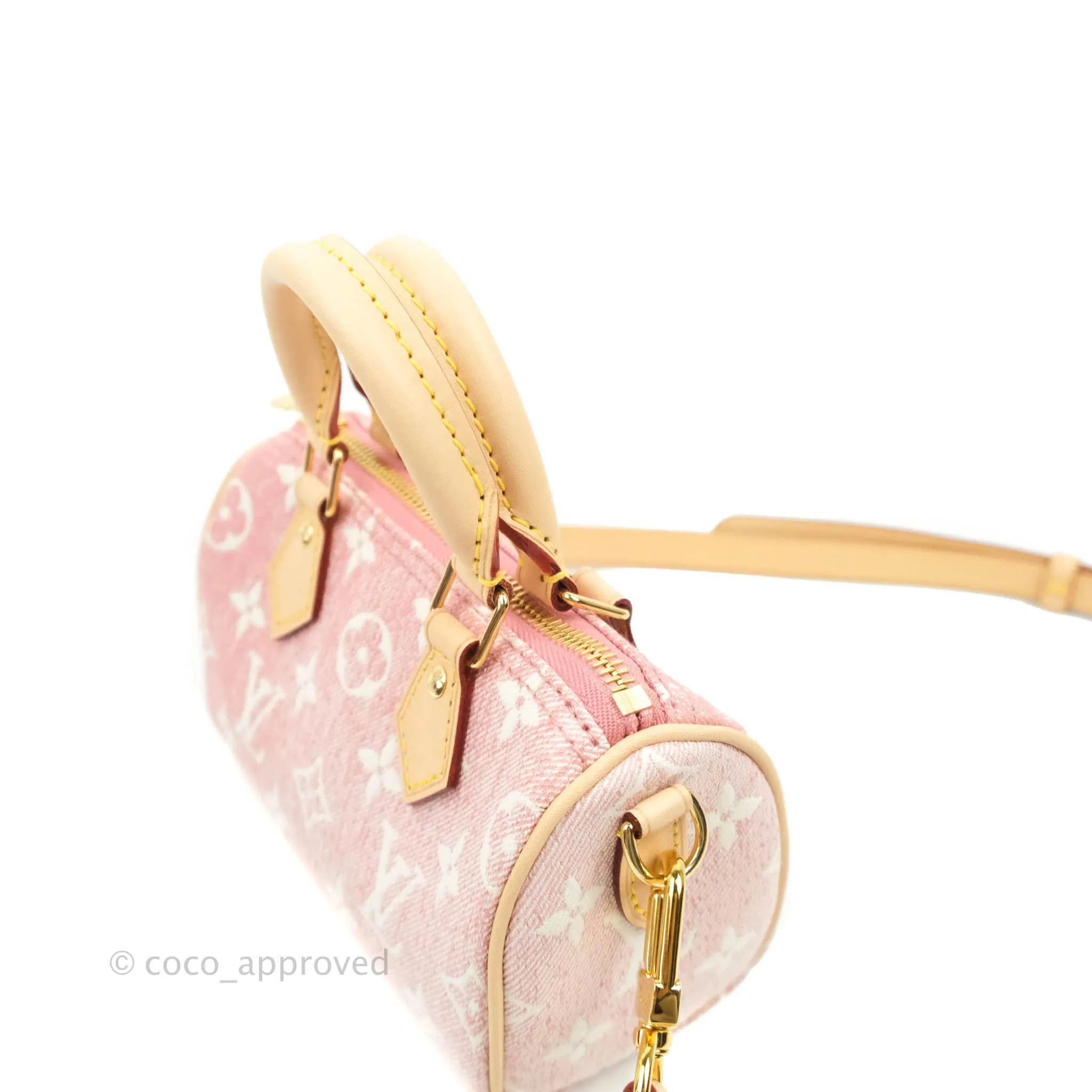 Louis Vuitton Denim Nano Speedy