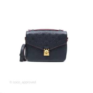 Louis Vuitton Empreinte Pochette Metis Marine Rouge