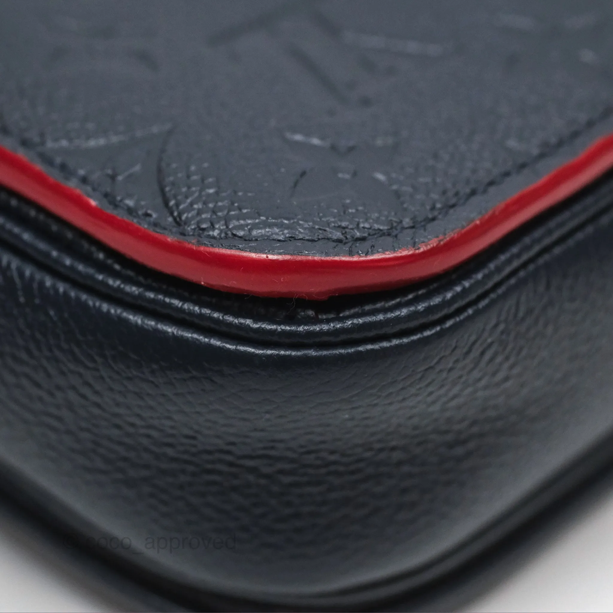 Louis Vuitton Empreinte Pochette Metis Marine Rouge